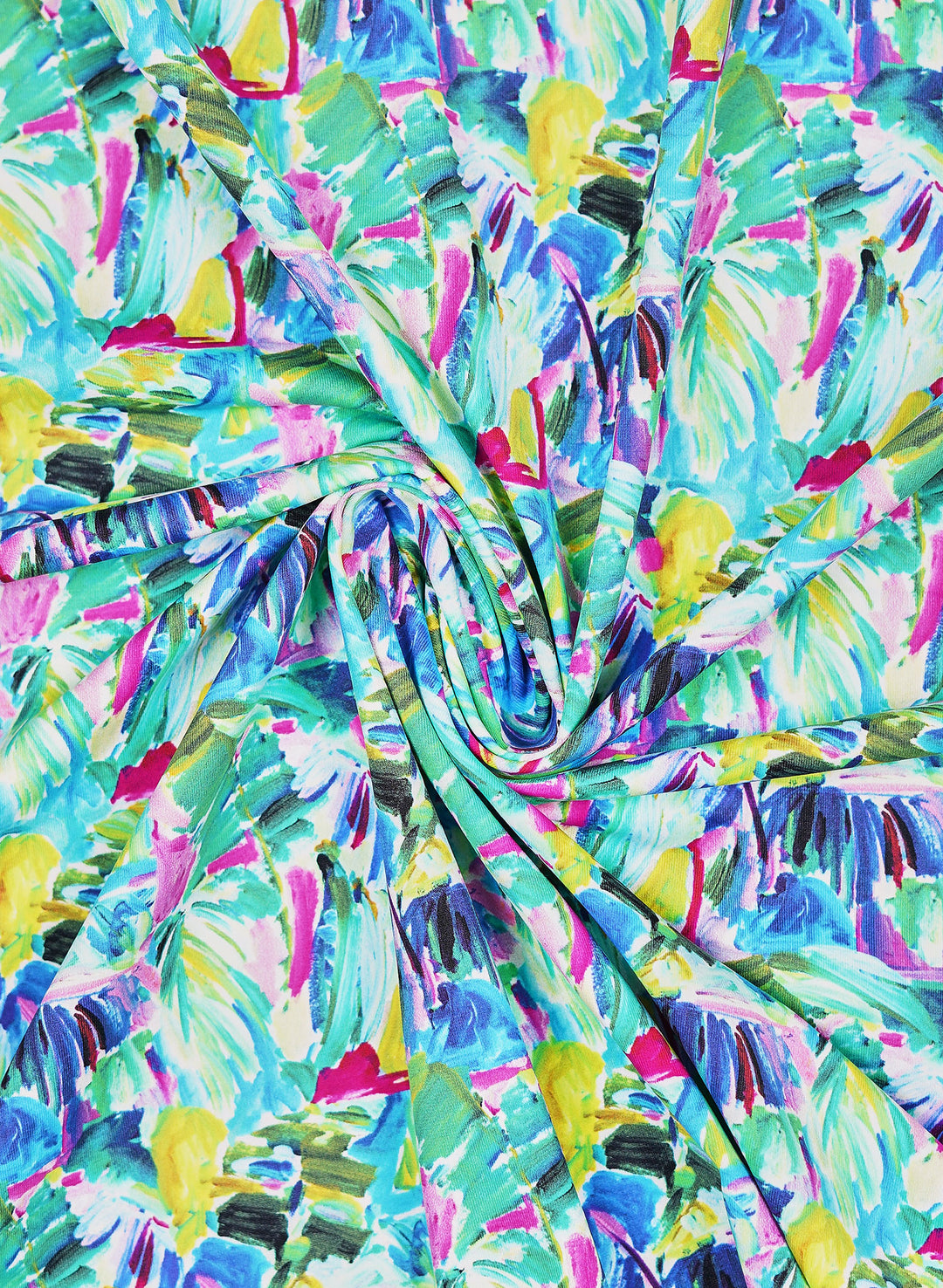 Vanna V-Front Bikini Top - Tropical Waves Print