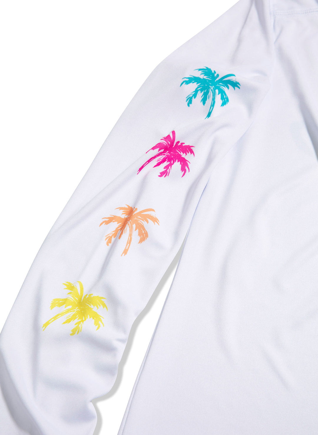 Seas The Day White Eco Solar UPF 50+ Long Sleeve Hoodie