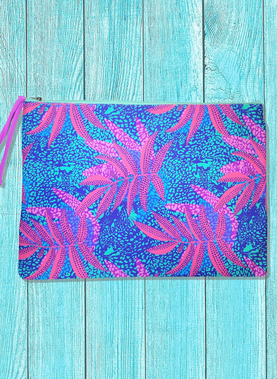 Bikini Bag Zipper Tote - Jungle Jaguar