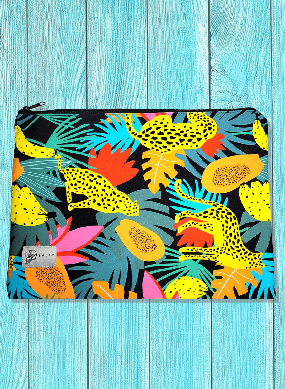 Bikini Bag Zipper Tote - Tossed Fruit