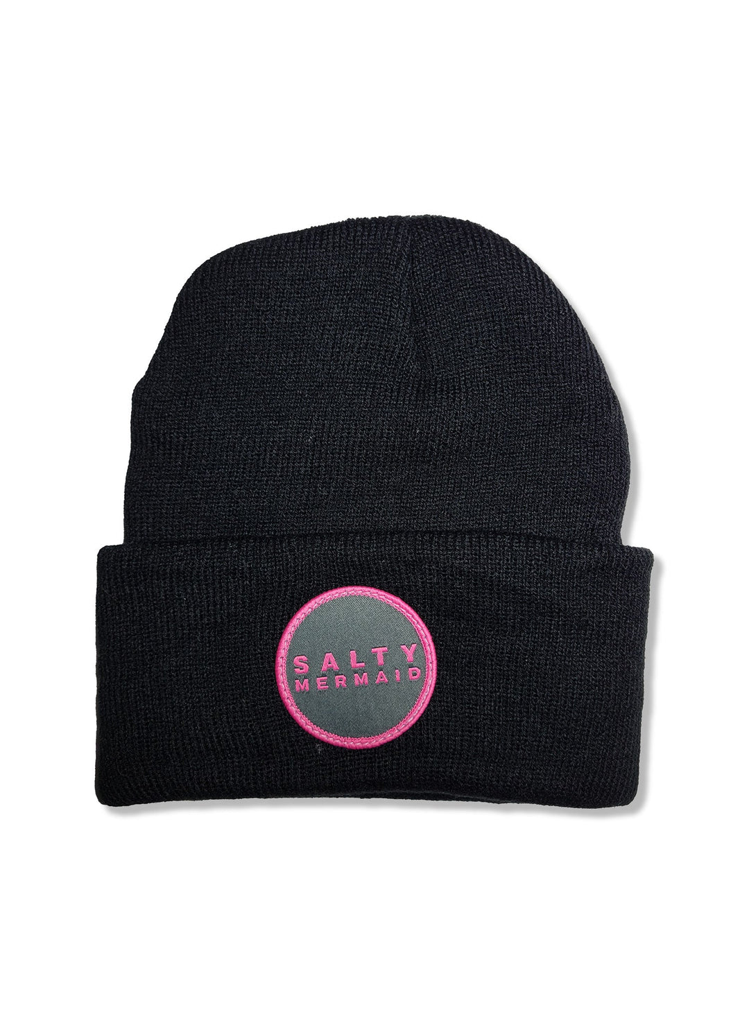 Black Knit Salty Beanie