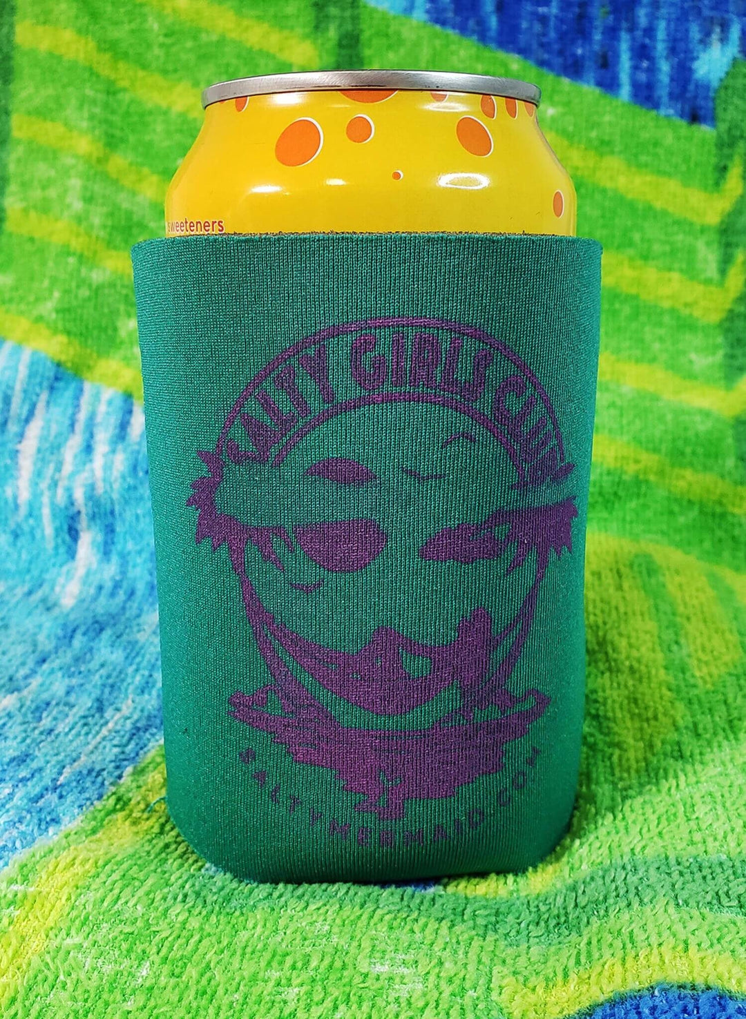 Salty Girls Club Koozies - Green
