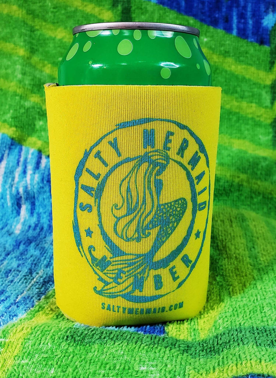 Salty Mermaid Member Koozies - Yellow