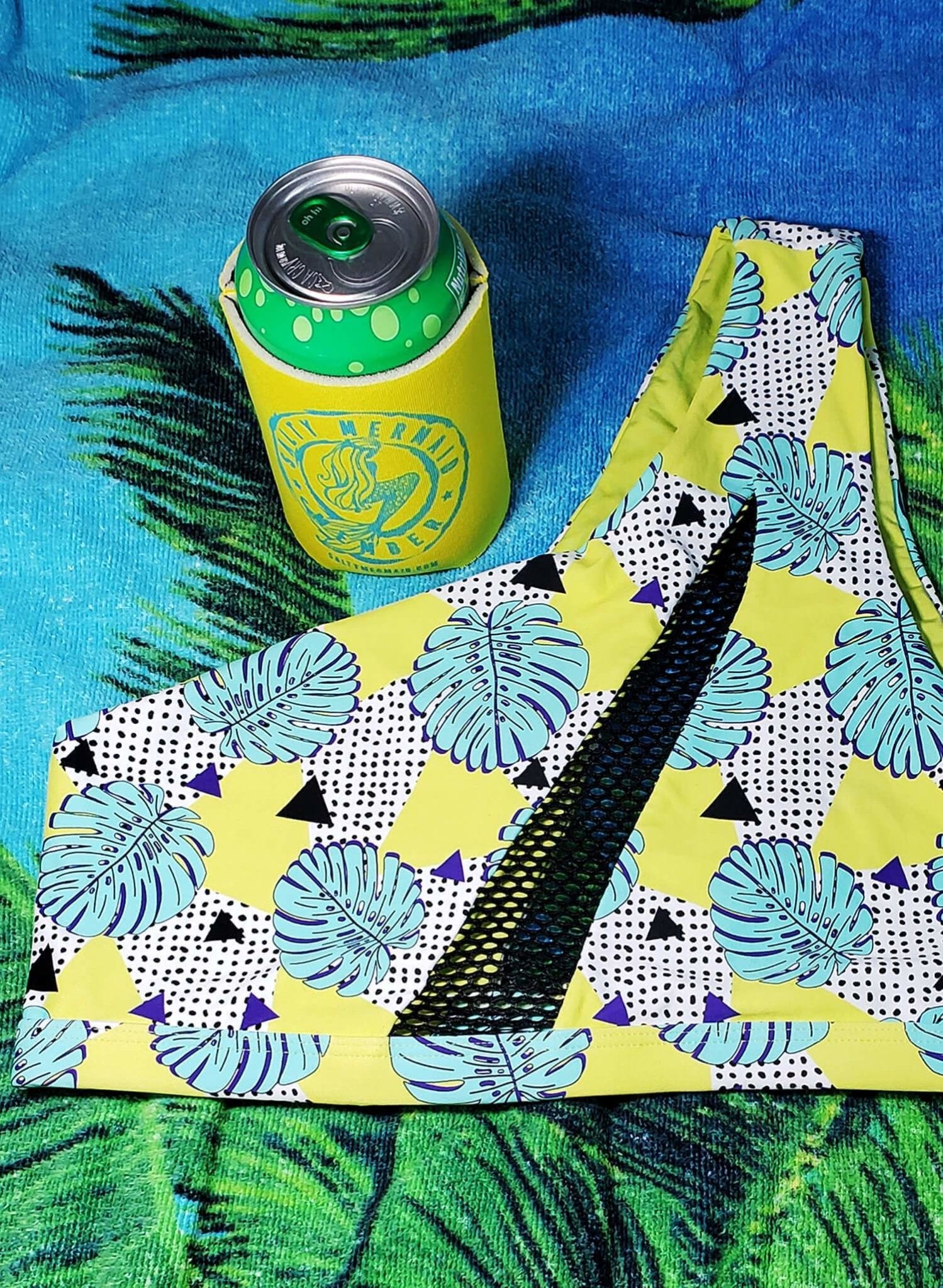 Salty Mermaid Member Koozies - Yellow