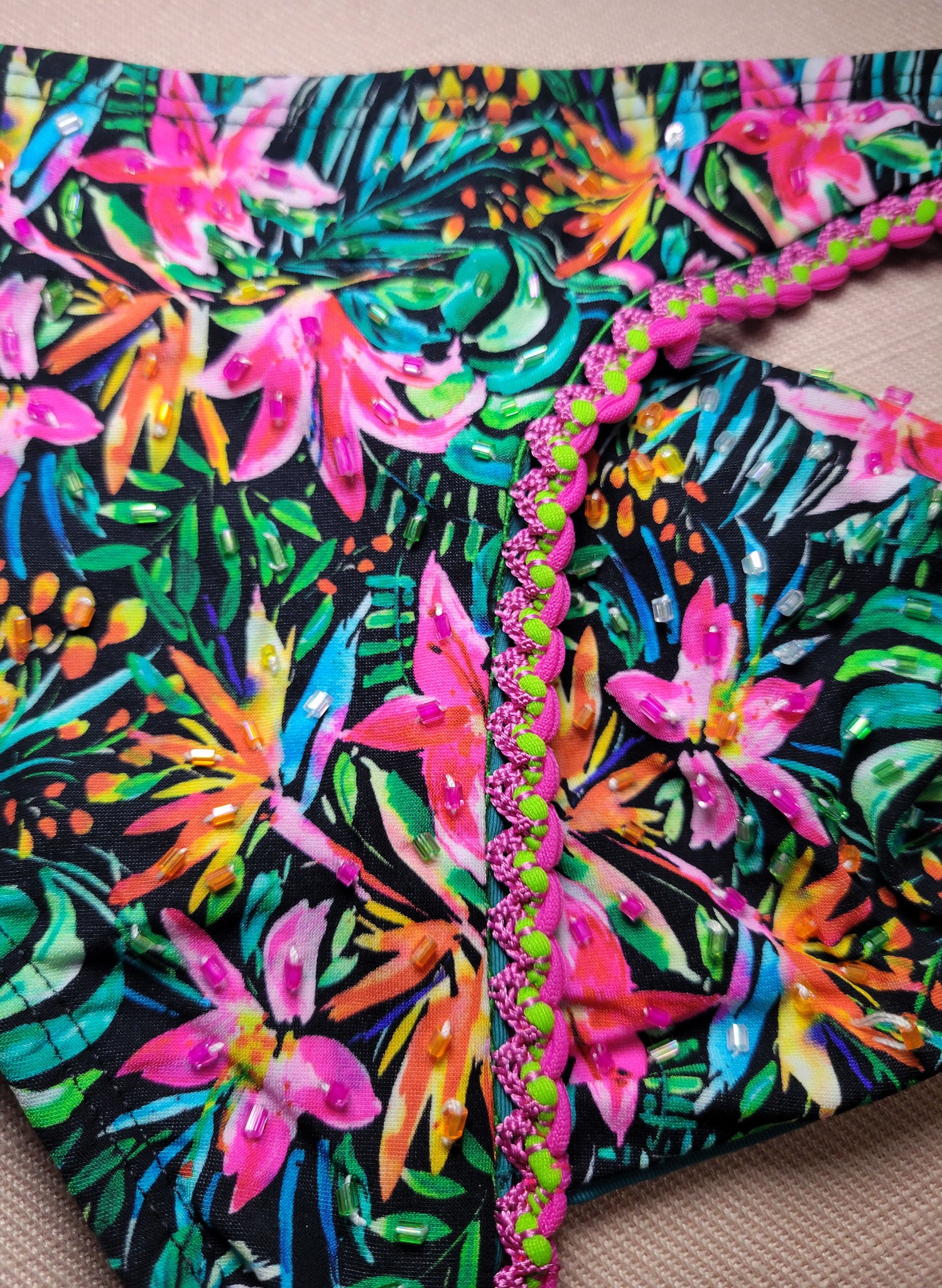 2025 MSW Runway Show Sample | Island Bloom Bikini Set | Salty Mermaid