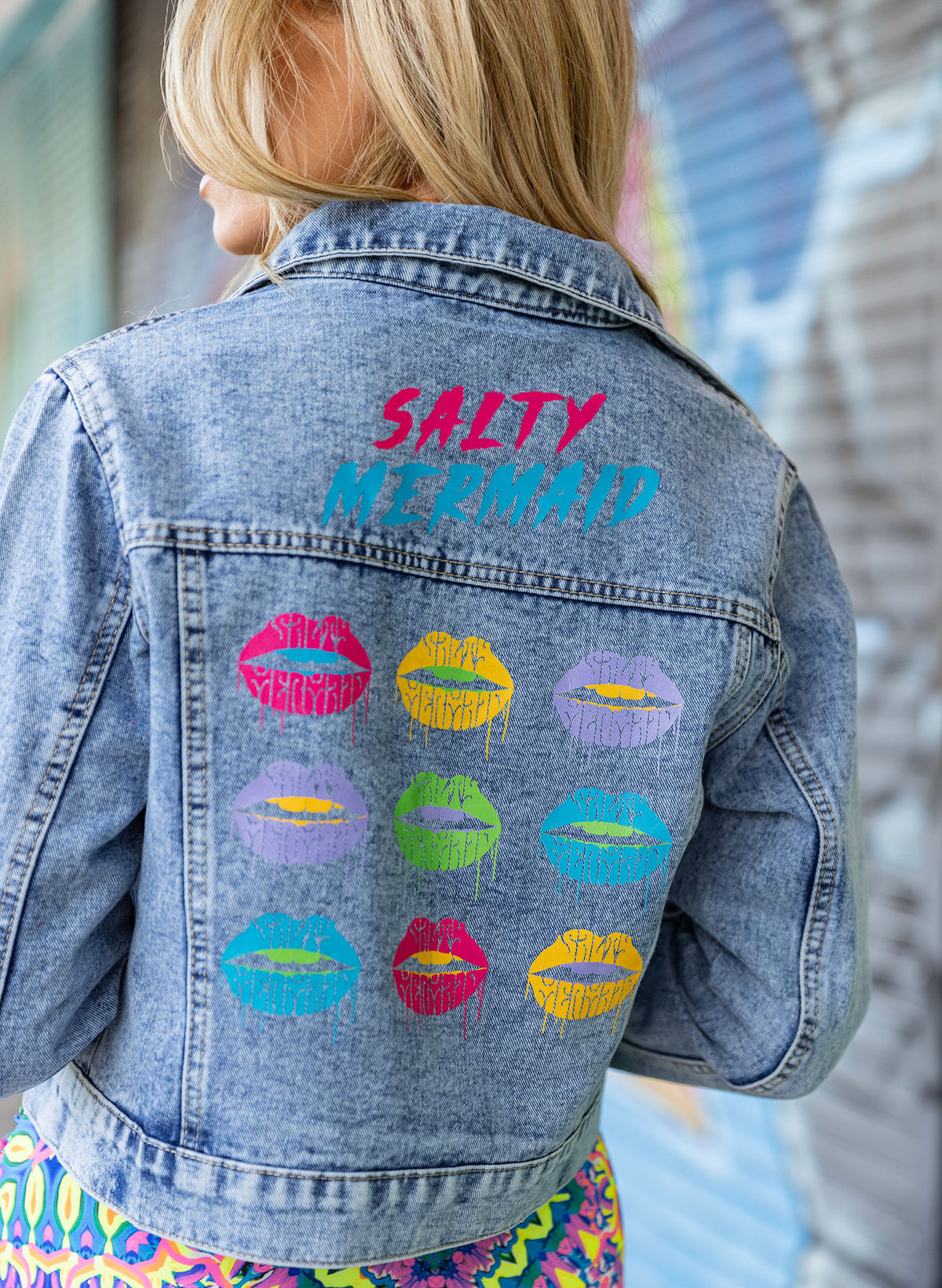 Lip Locked Denim Jacket