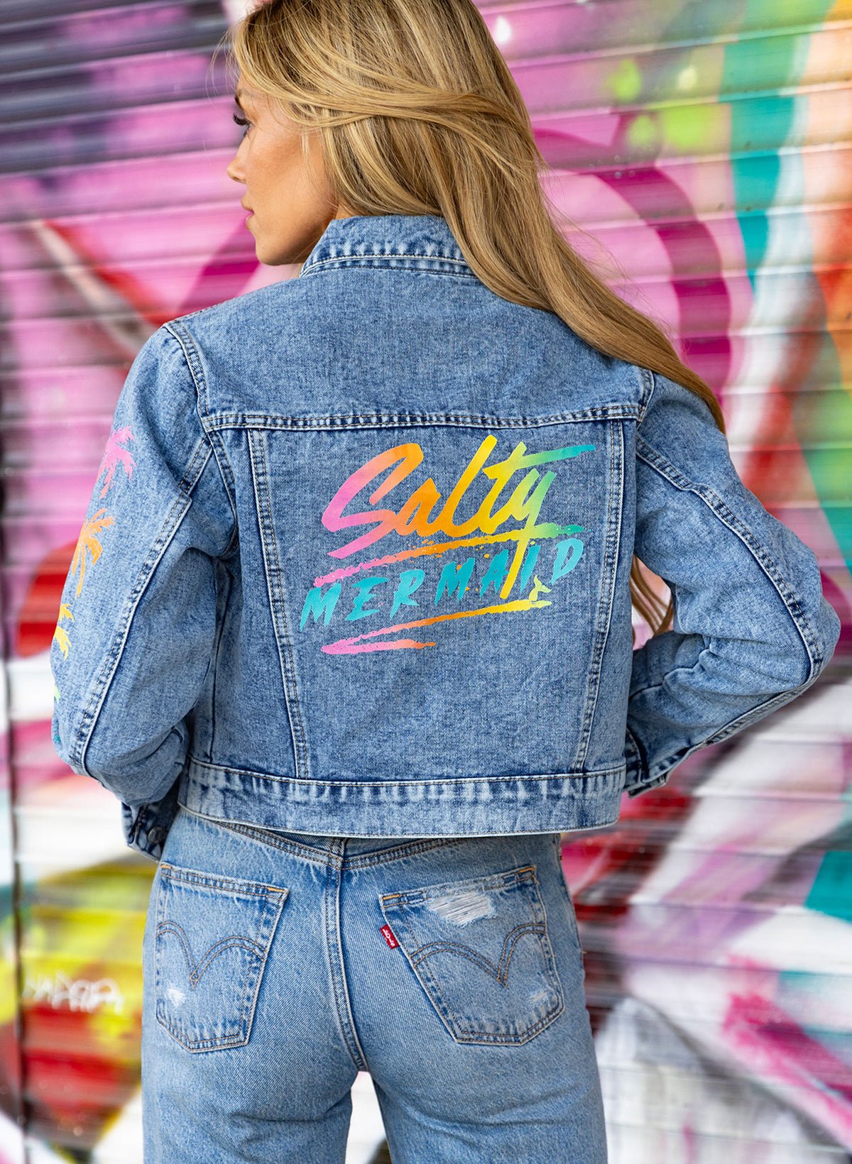 Salty Mermaid Signature Denim Jacket