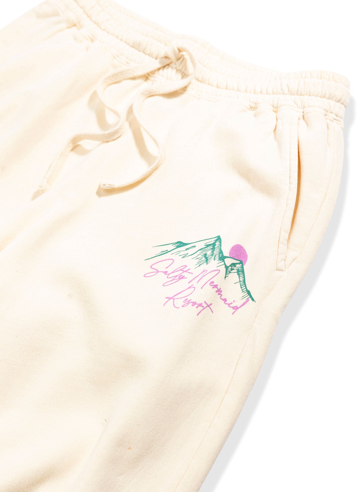 Aspen Salty Mermaid Resort Ivory Unisex Joggers