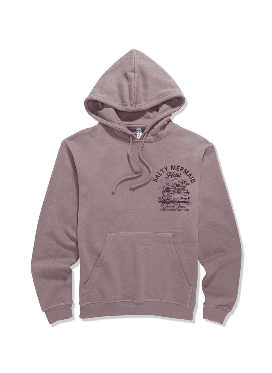 Austin Salty Mermaid Hotel Unisex Hoodie - Saddle Meets the Sea
