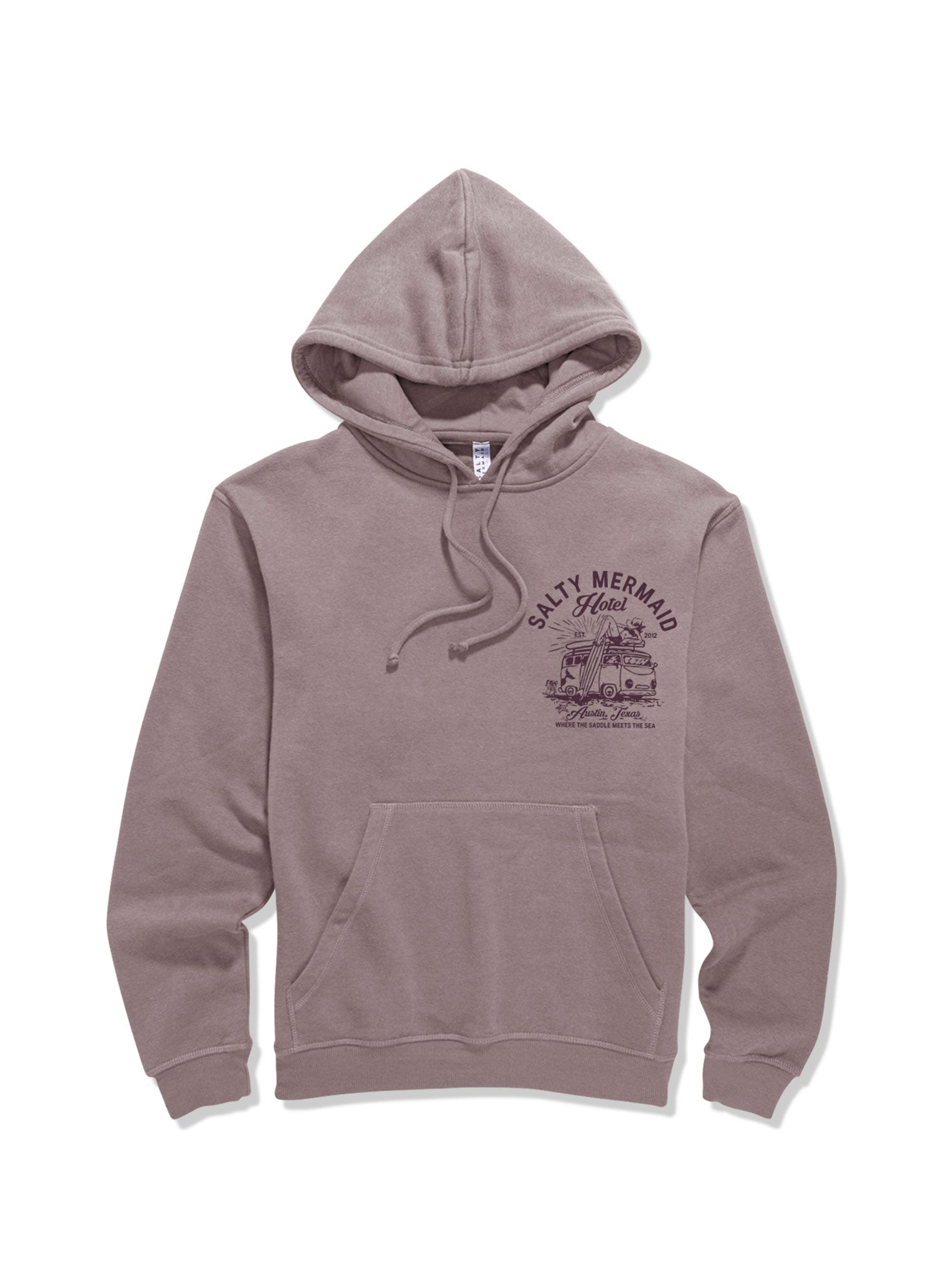 Austin Salty Mermaid Hotel Unisex Hoodie - Saddle Meets the Sea