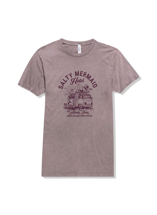 Austin, TX Graphic t-shirt - Salty Mermaid Hotel collection where saddle meets the sea Salty Mermaid.