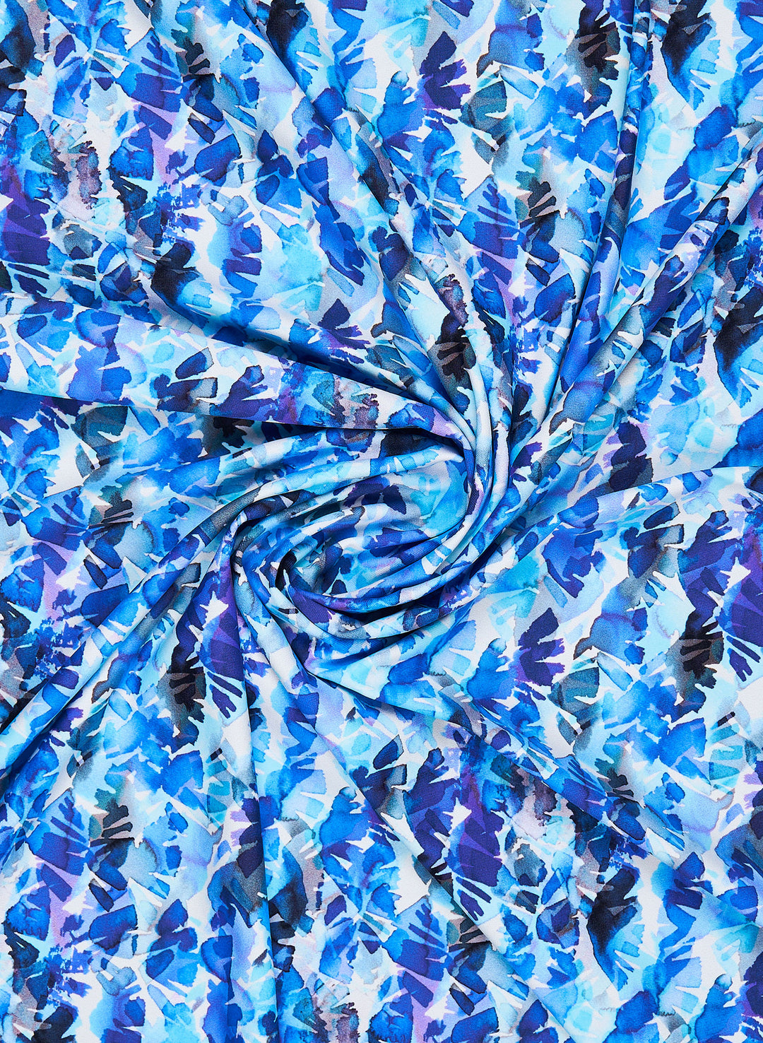 Rio Side-Tie Semi-Cheeky Bottom - Blue Saltwater Petals Print PRE-SALE