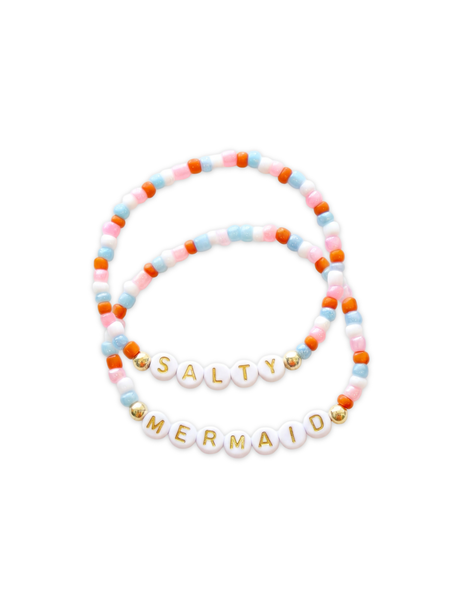Beaded Bracelet Set - 'Hot Tropic'