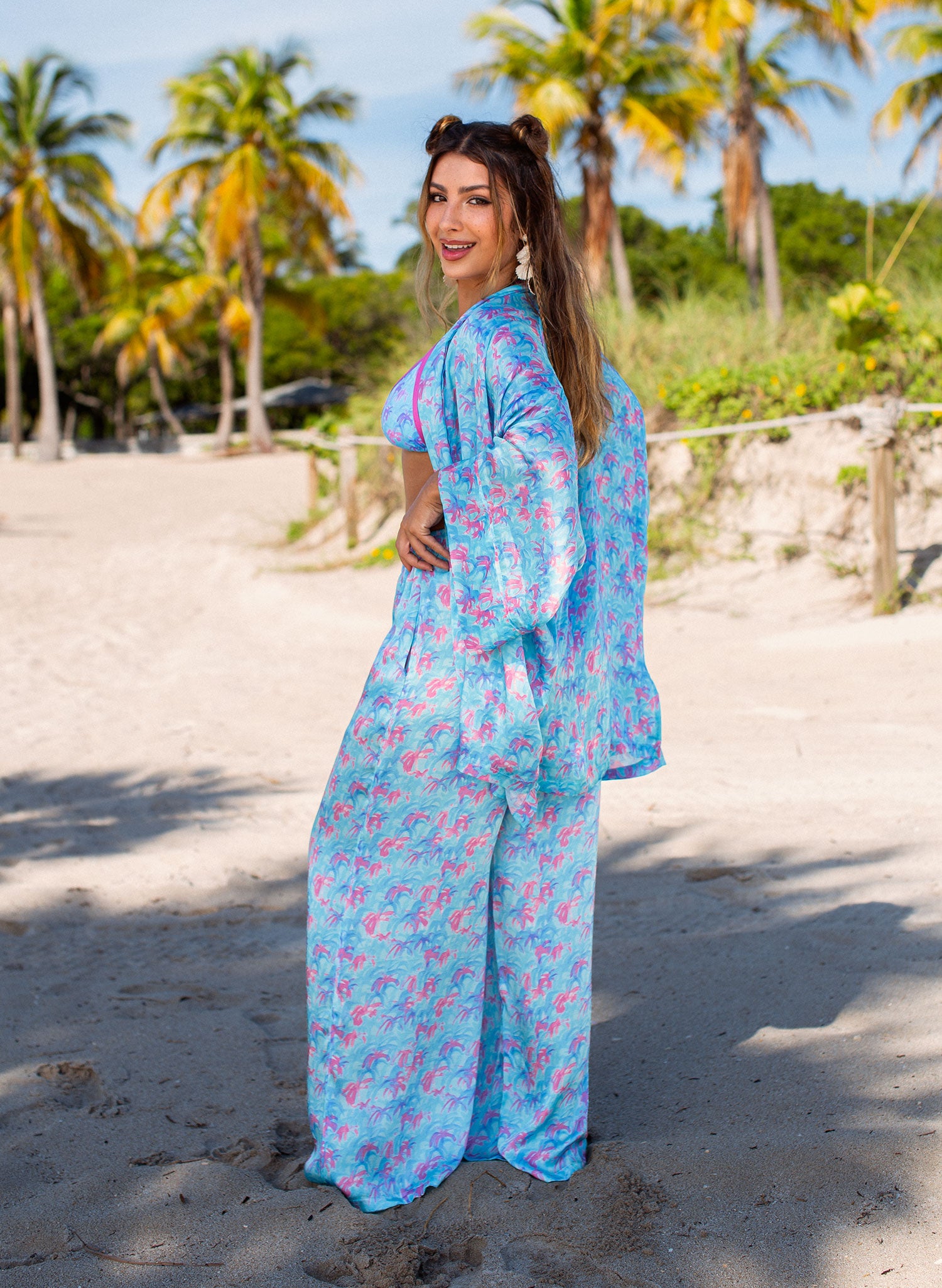 Wide Leg Cover-Up Pants | Paradise Palms