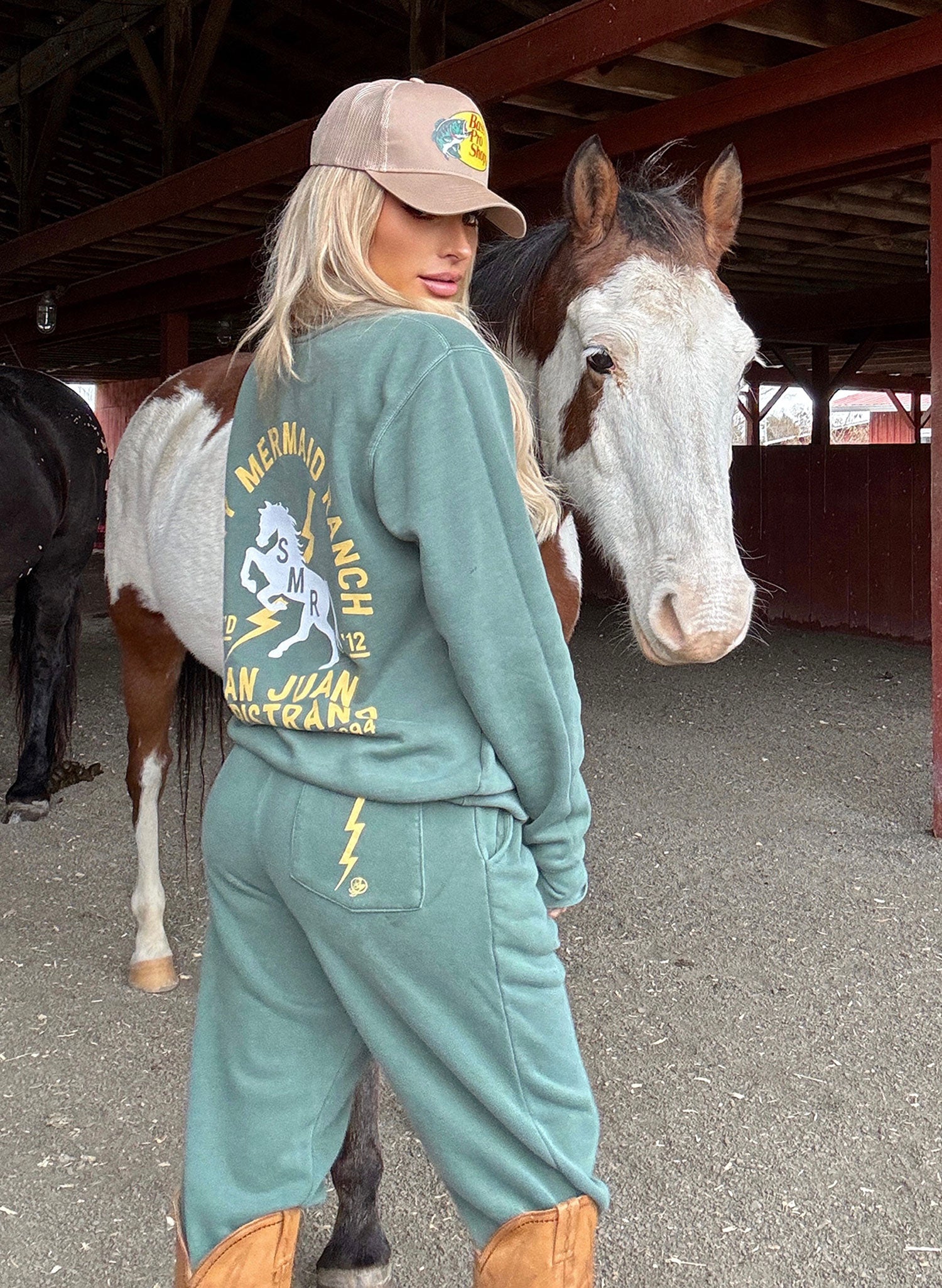 Ranch Club Green Matching Sweatshirt