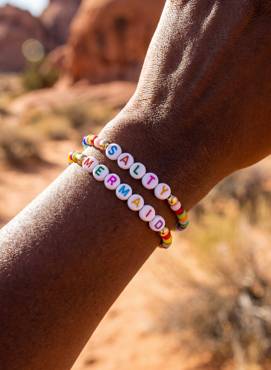 Beaded Bracelet Set - 'Saltwater Serpent'