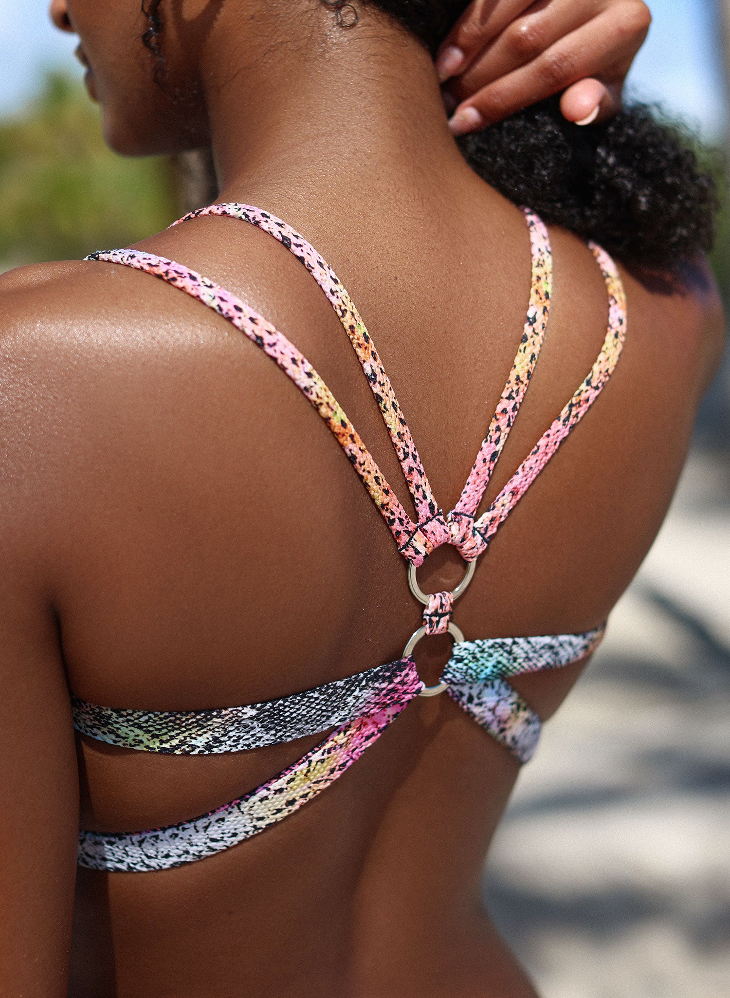 Zipper Bikini Top - Tammy | Saltwater Serpent