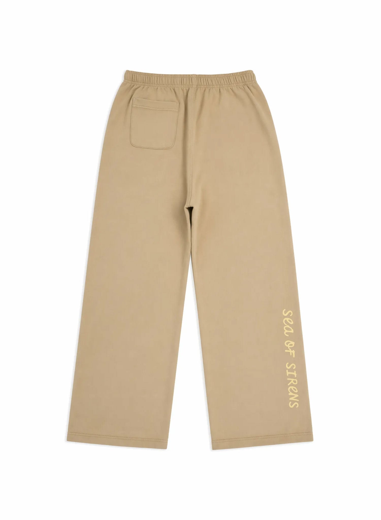 Cozy beach-night sweatpants—sand wide-leg, Sea of Sirens leg print, Salty Mermaid loungewear