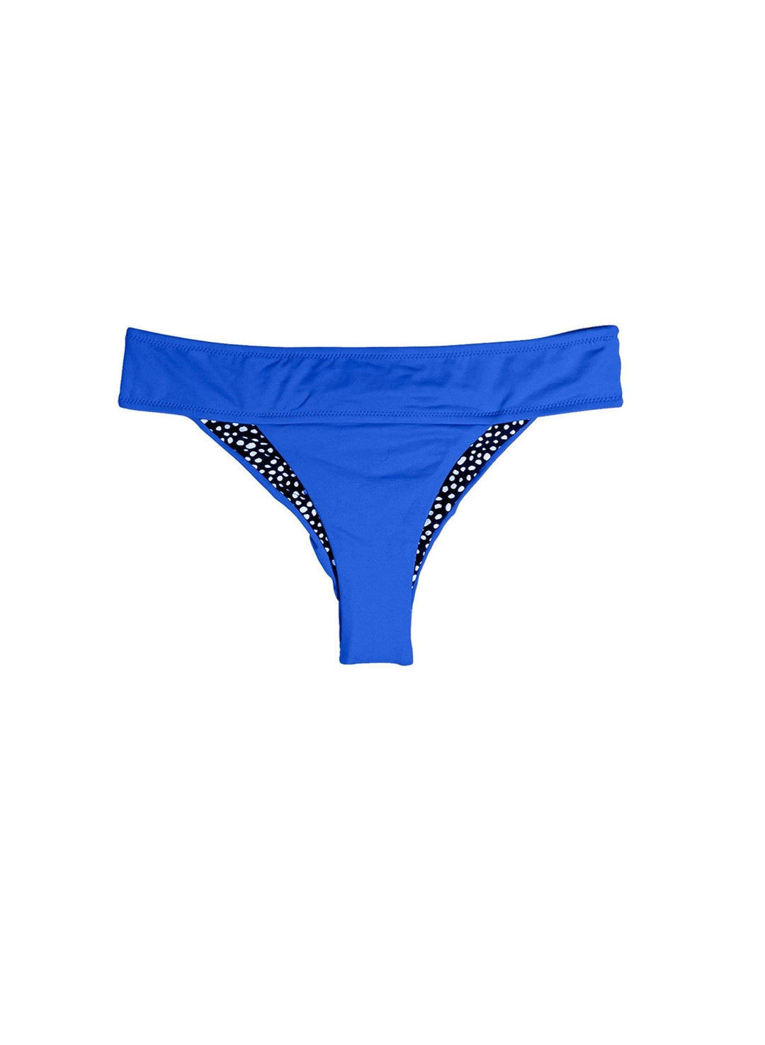 Amanda Semi-Cheeky  Bikini Bottom - Knotty by Nature Blue