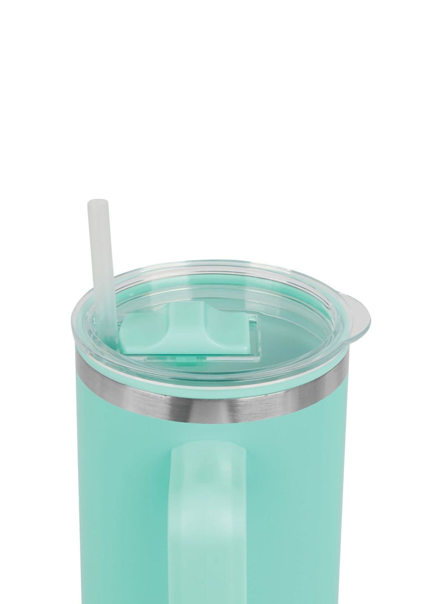 Aqua 40 oz Steel Tumbler