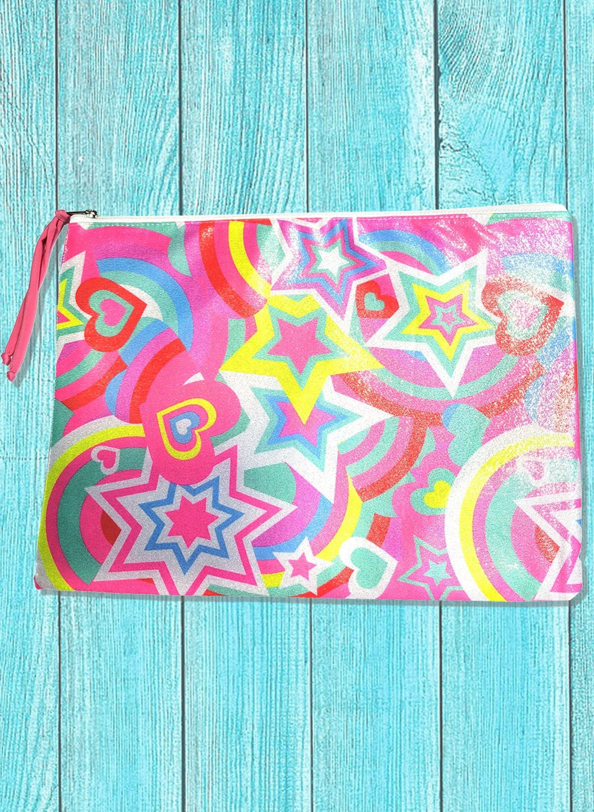 Bikini Bag Zipper Tote - Starburst