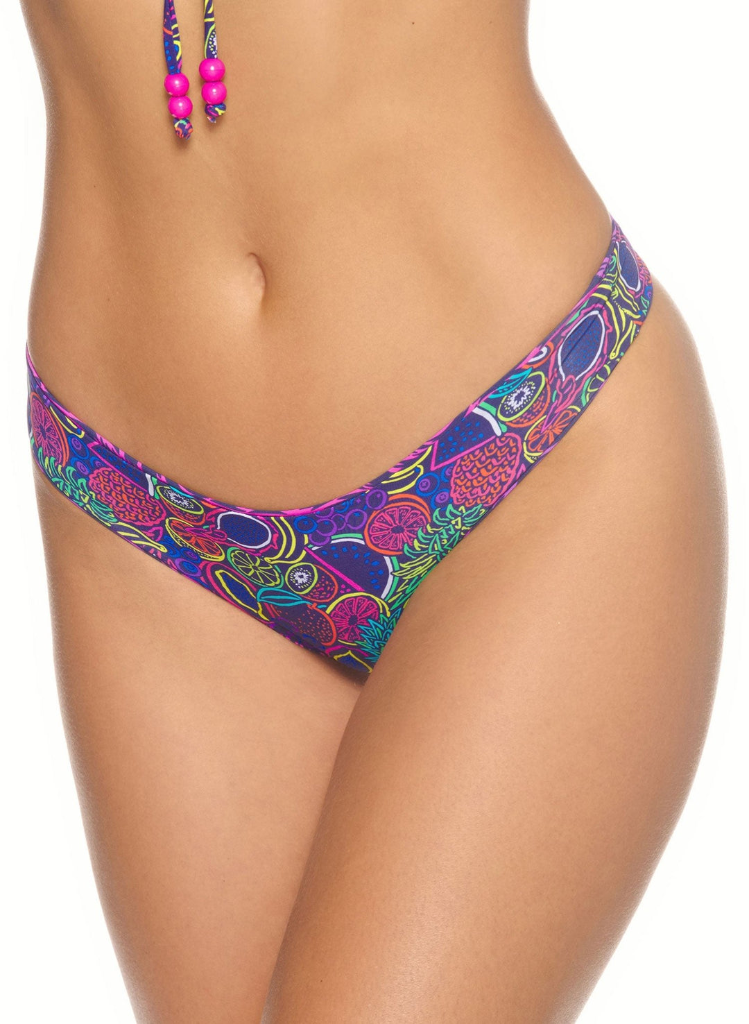 Byron Reversible Bikini Bottom - Point Break / Fruit Loop Print