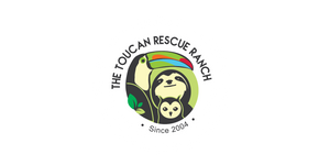 Toucan Rescue Ranch partner logo featured on Salty Mermaid sustainable swimwear and charitable impact page