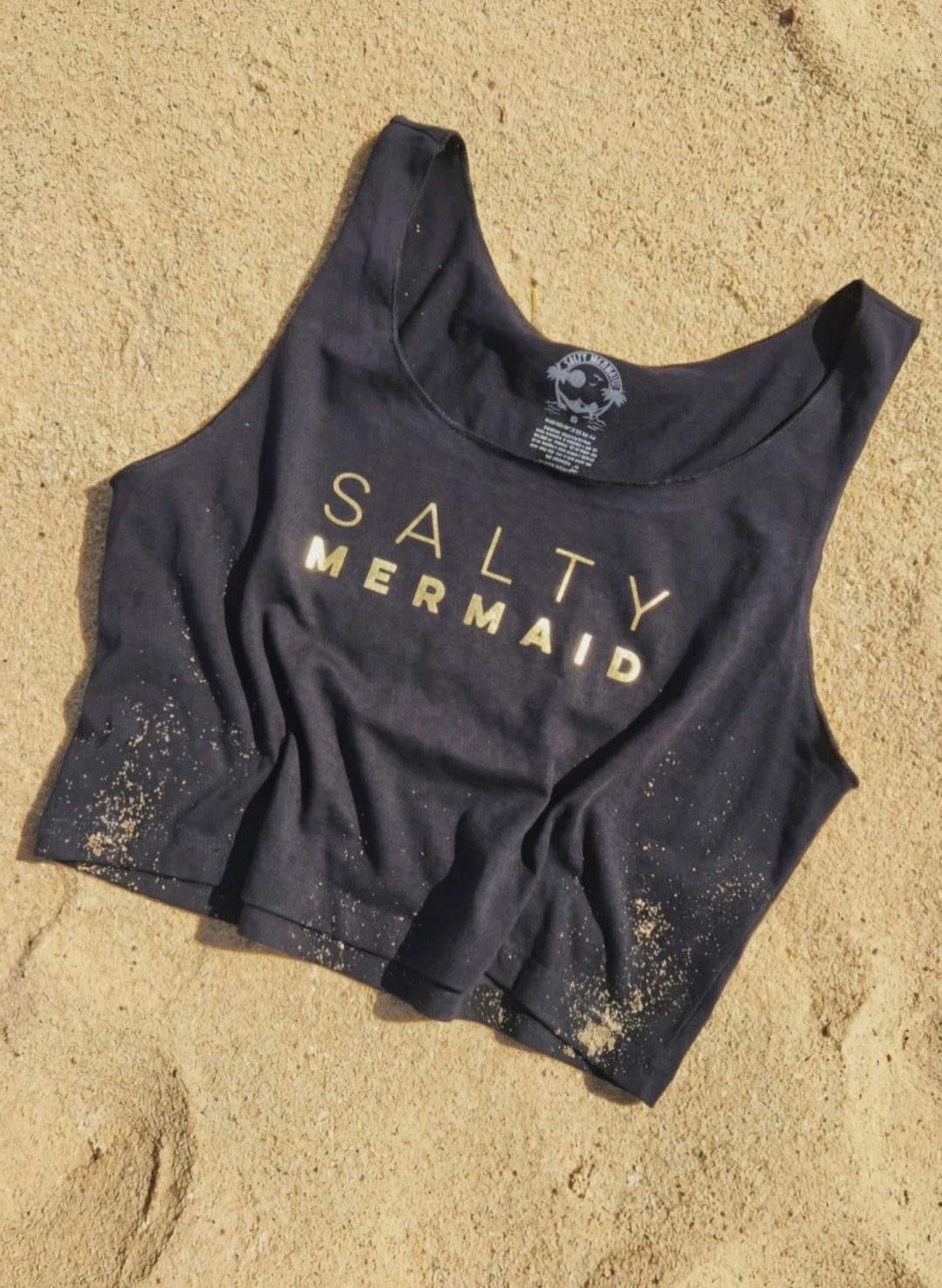 'Salty Mermaid Logo' Crop Top