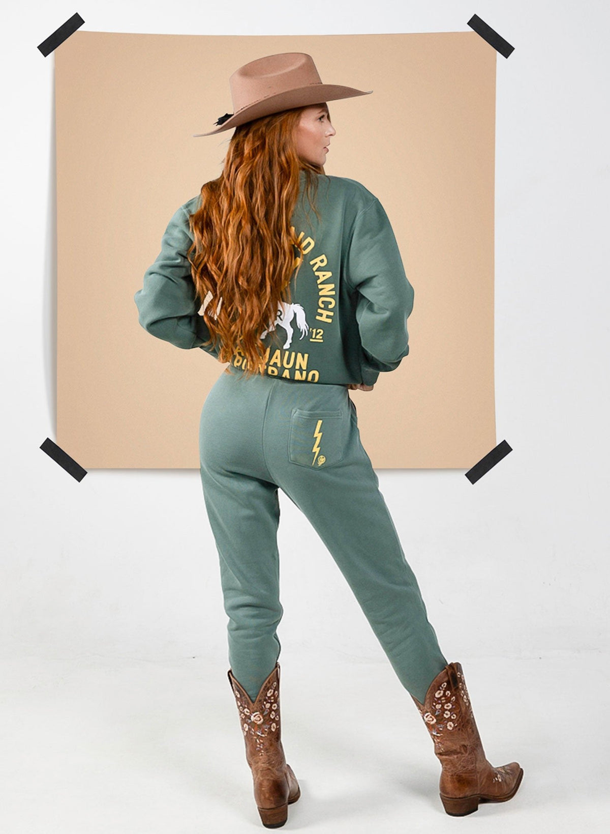 Ranch Club Green Matching Sweatshirt