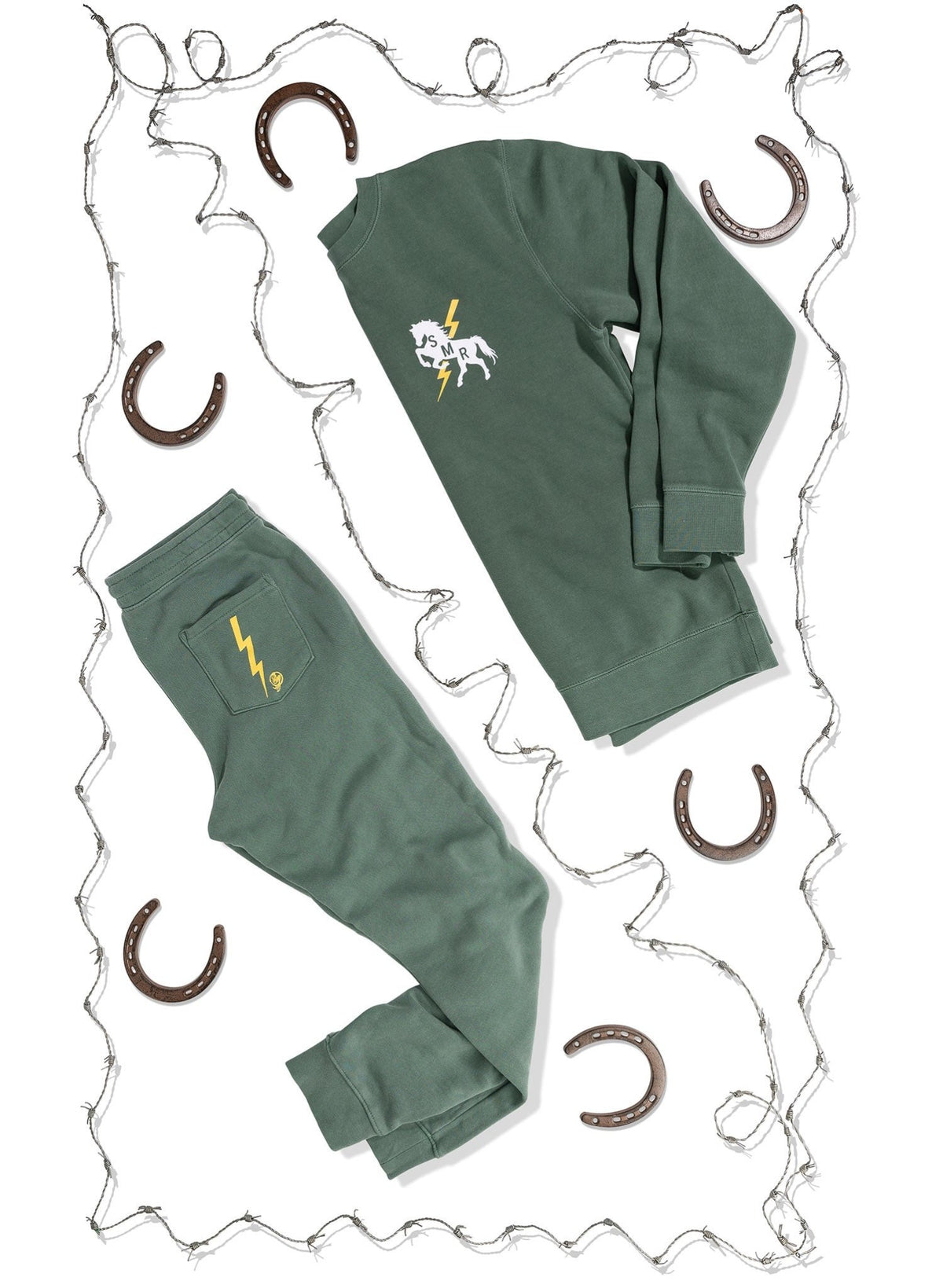 Ranch Club Green Matching Sweatshirt