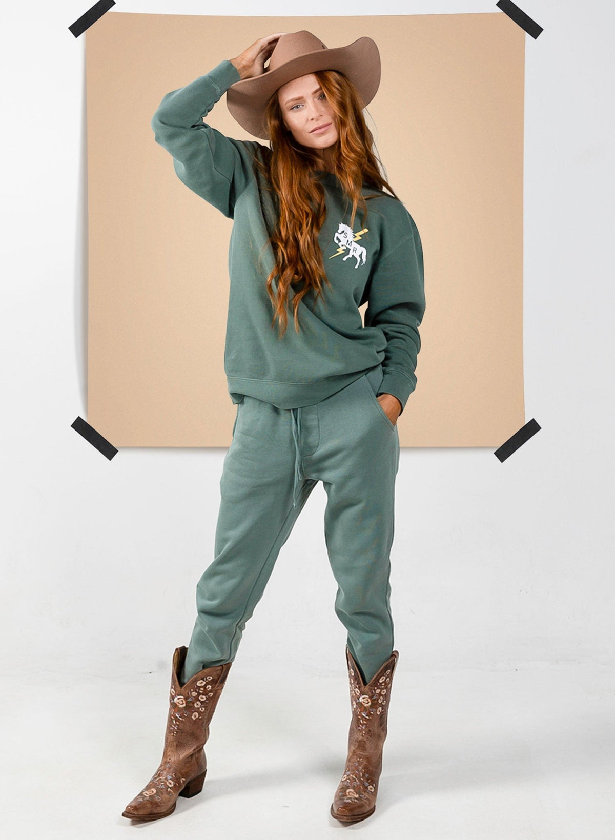 Ranch Club Green Matching Sweatpants