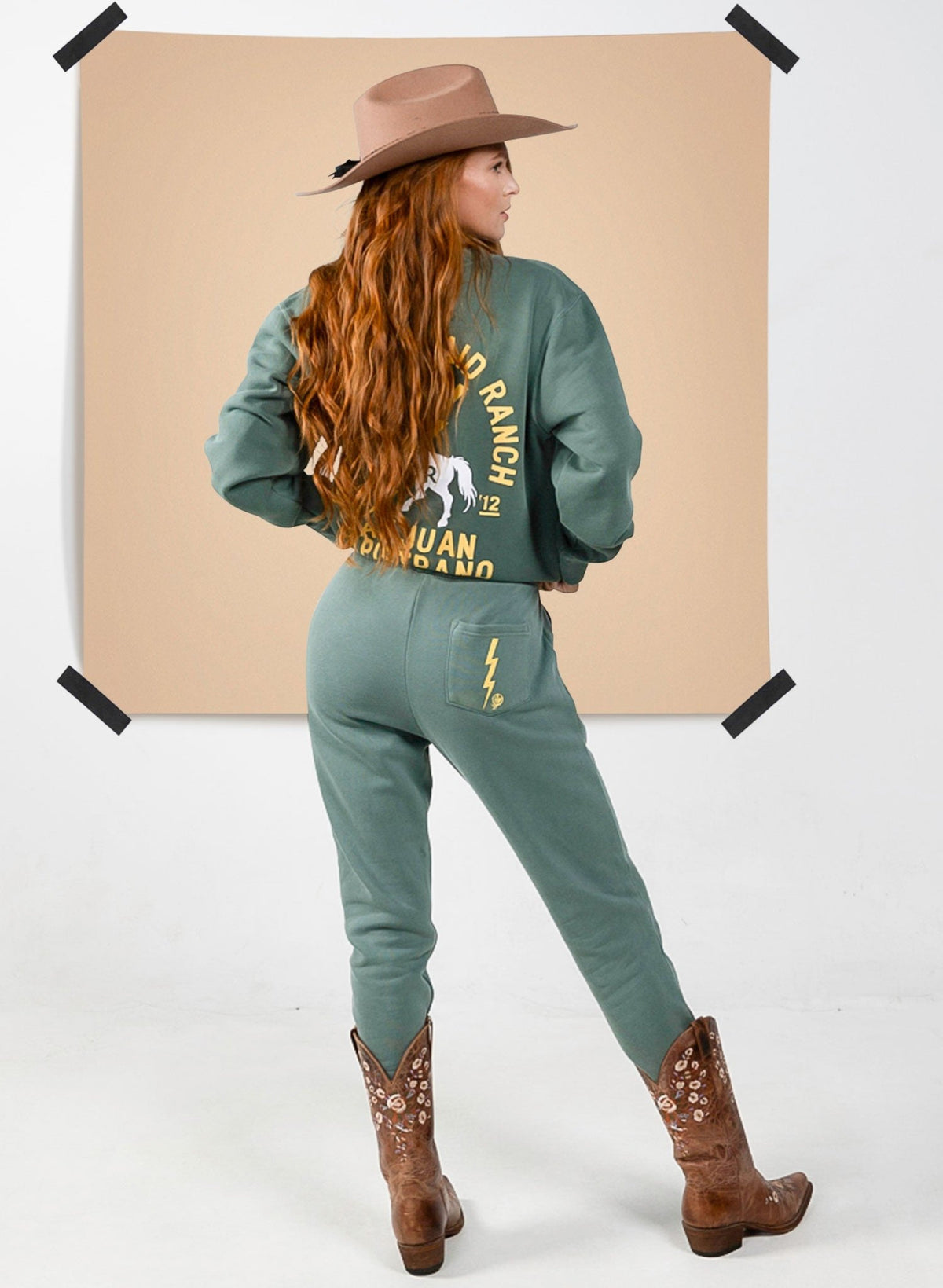 Ranch Club Green Matching Sweatpants