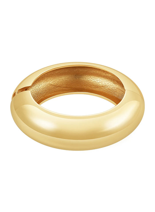 Blaise Statement Bangle - Gold & Silver | Sahira Jewelry