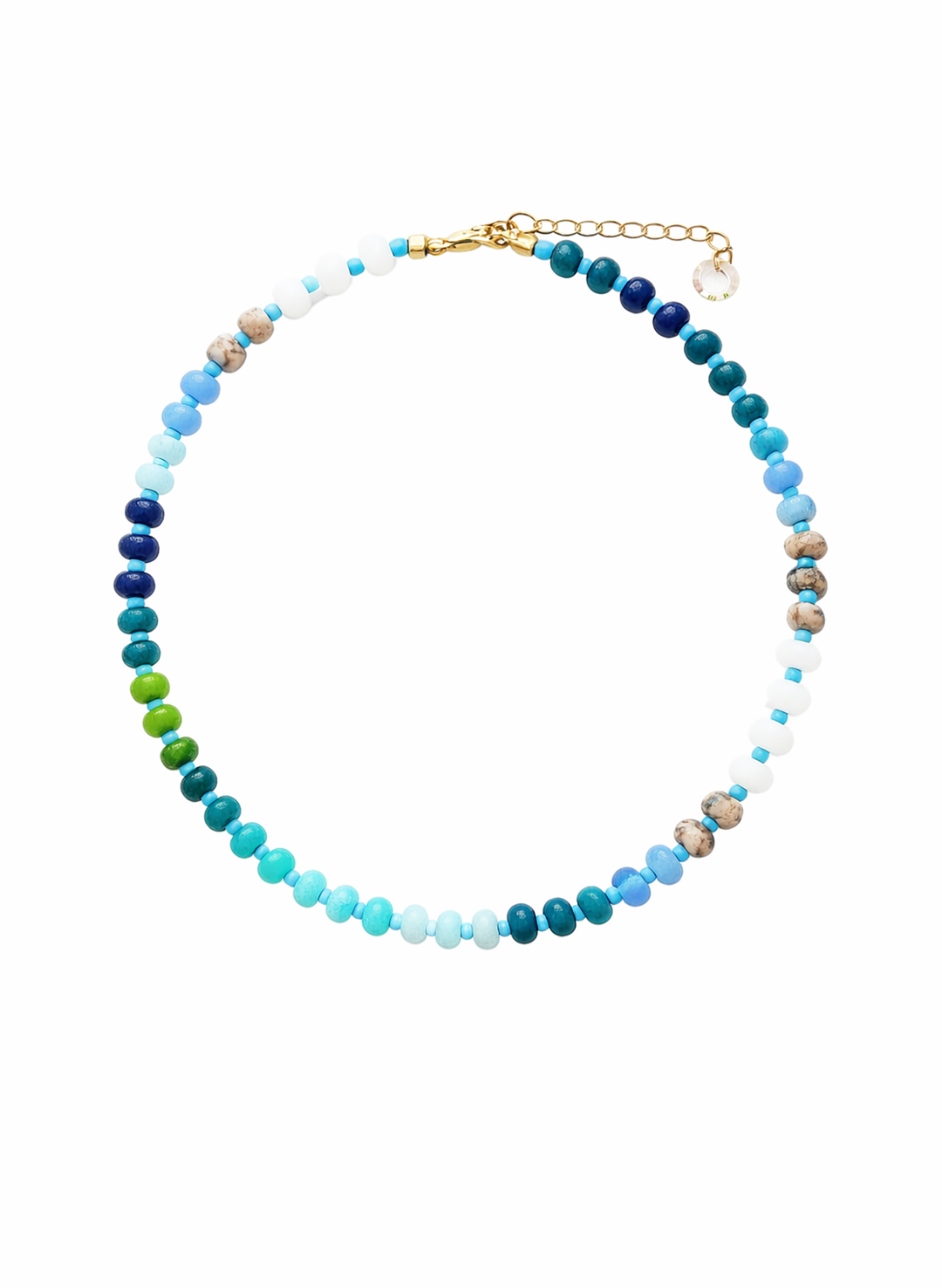 Bora Bora Blue Beaded Necklace | Sahira Jewelry