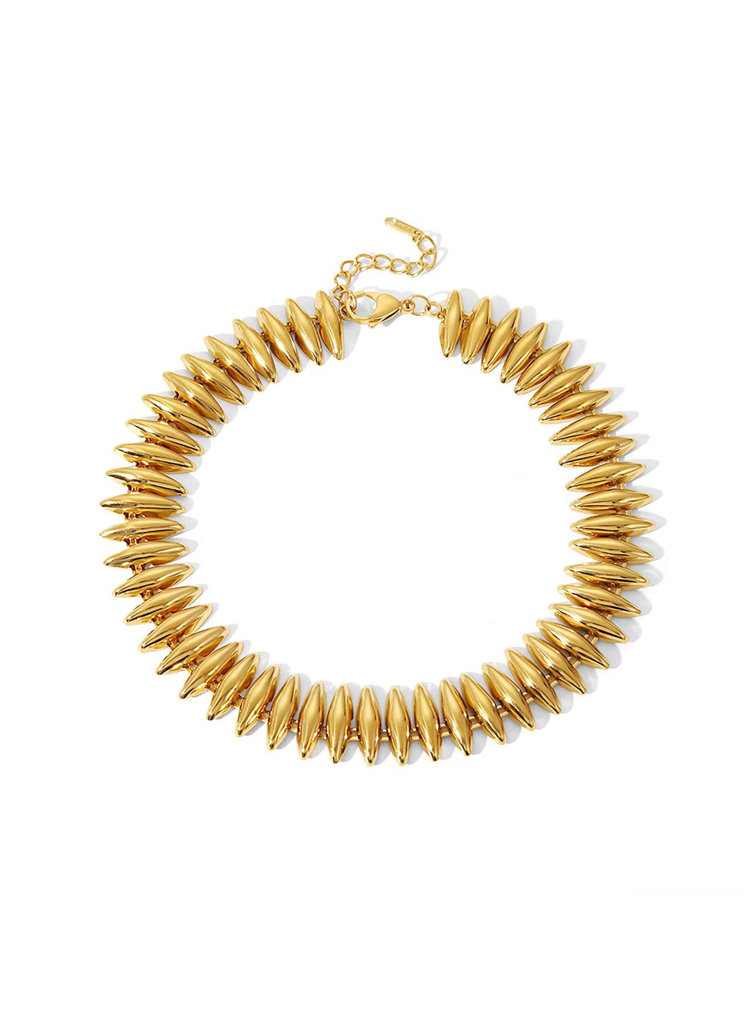 Caroline Statement Necklace - Gold & Silver | Sahira Jewelry