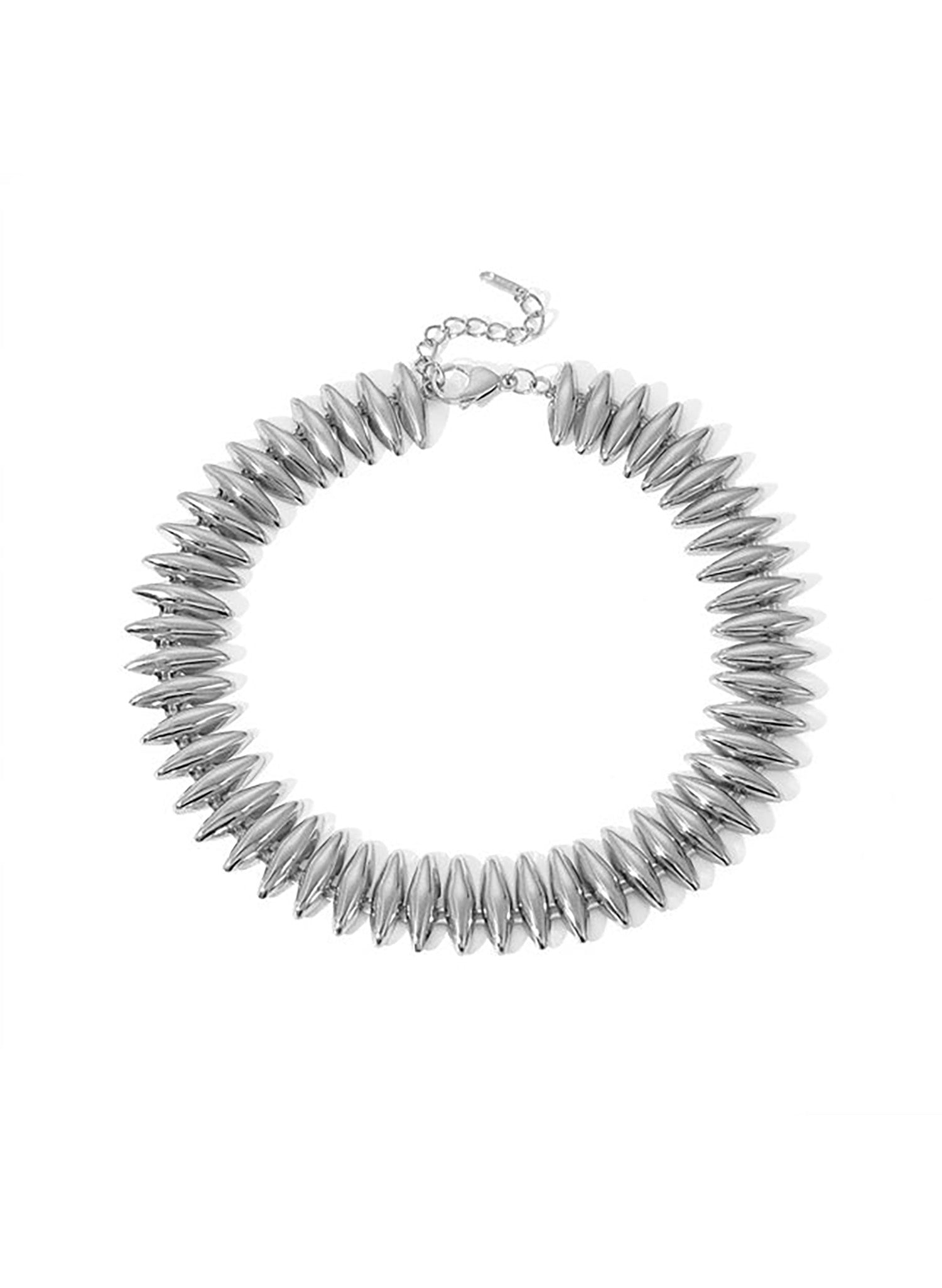 Caroline Statement Necklace - Gold & Silver | Sahira Jewelry
