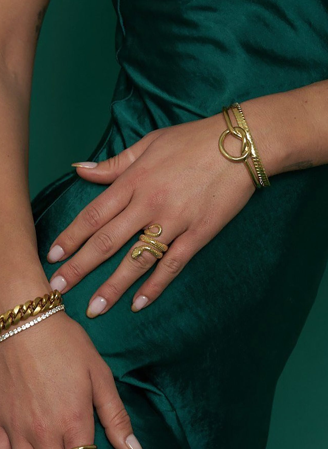 Cleo Snake Ring | Sahira Jewelry