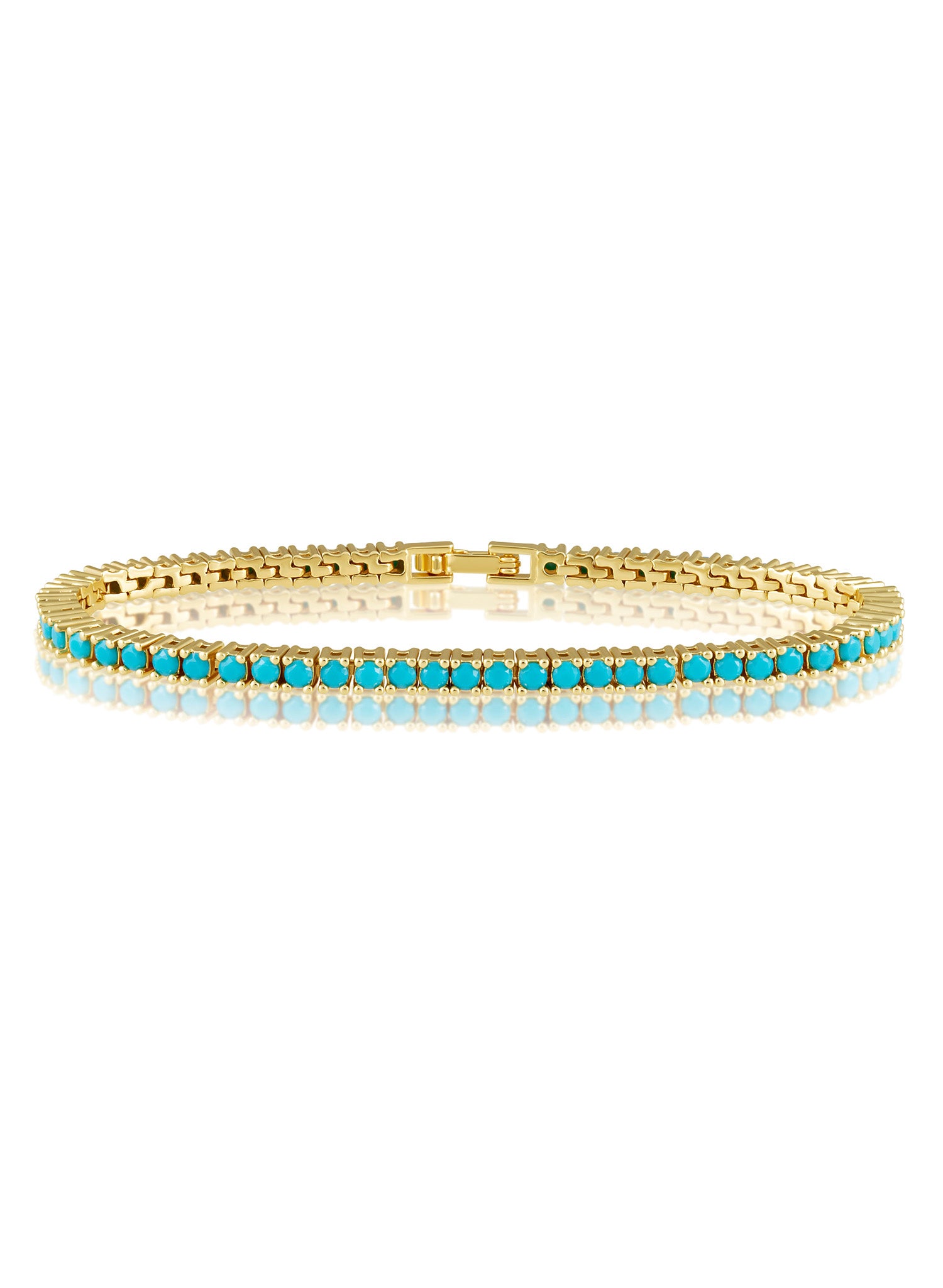 Karla Turquoise Tennis Bracelet | Sahira Jewelry