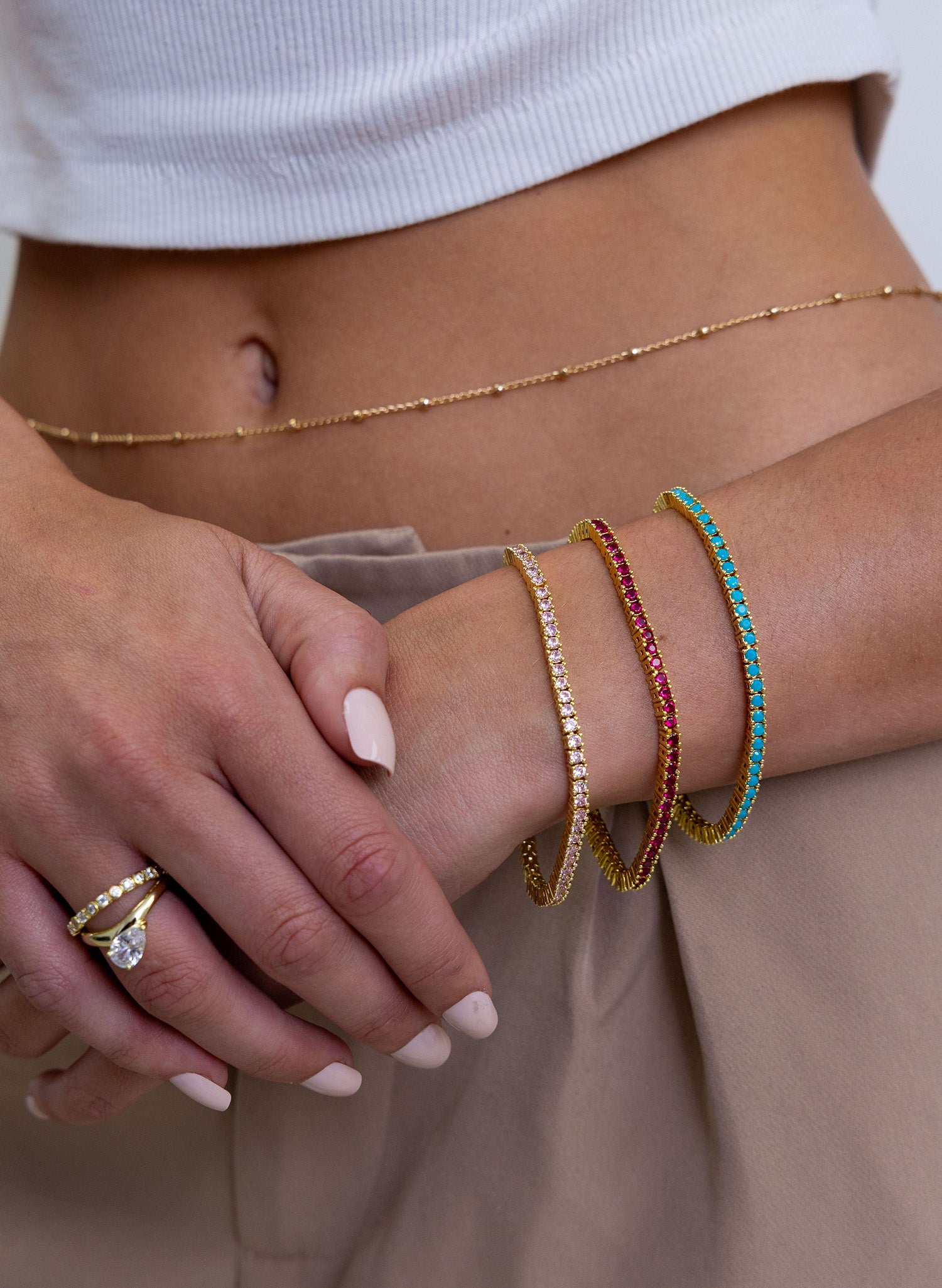 Karla Ruby Tennis Bracelet | Sahira Jewelry