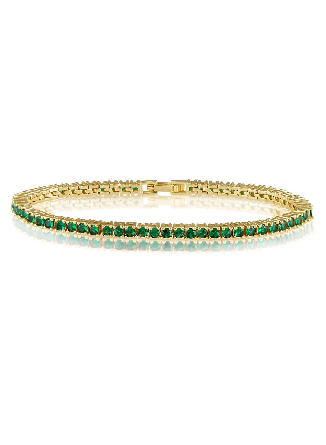 Karla Emerald Tennis Bracelet | Sahira Jewelry