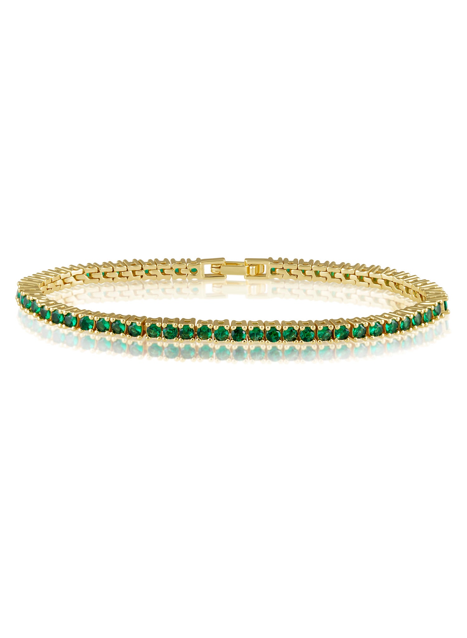 Karla Emerald Tennis Bracelet | Sahira Jewelry