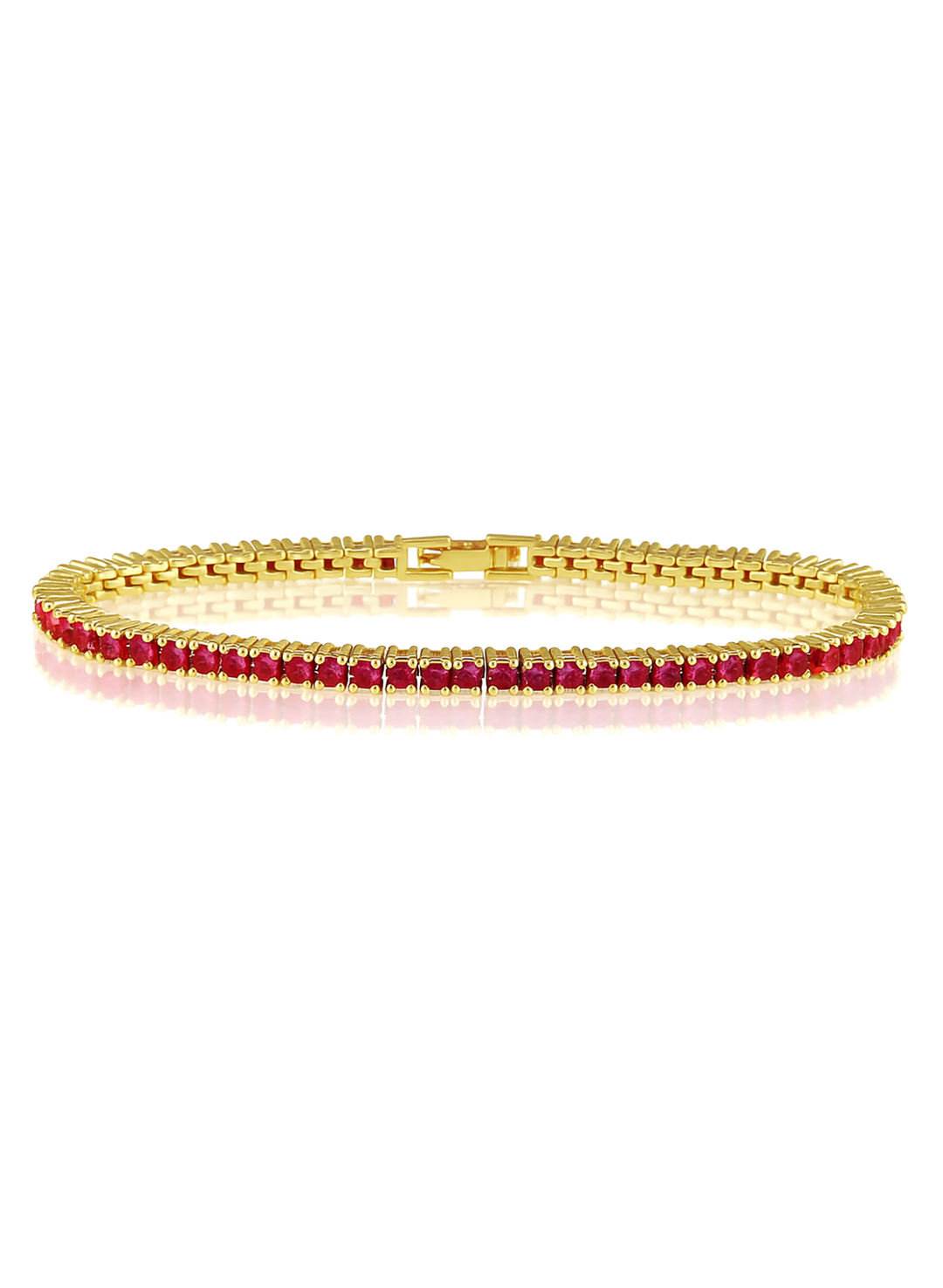 Karla Ruby Tennis Bracelet | Sahira Jewelry