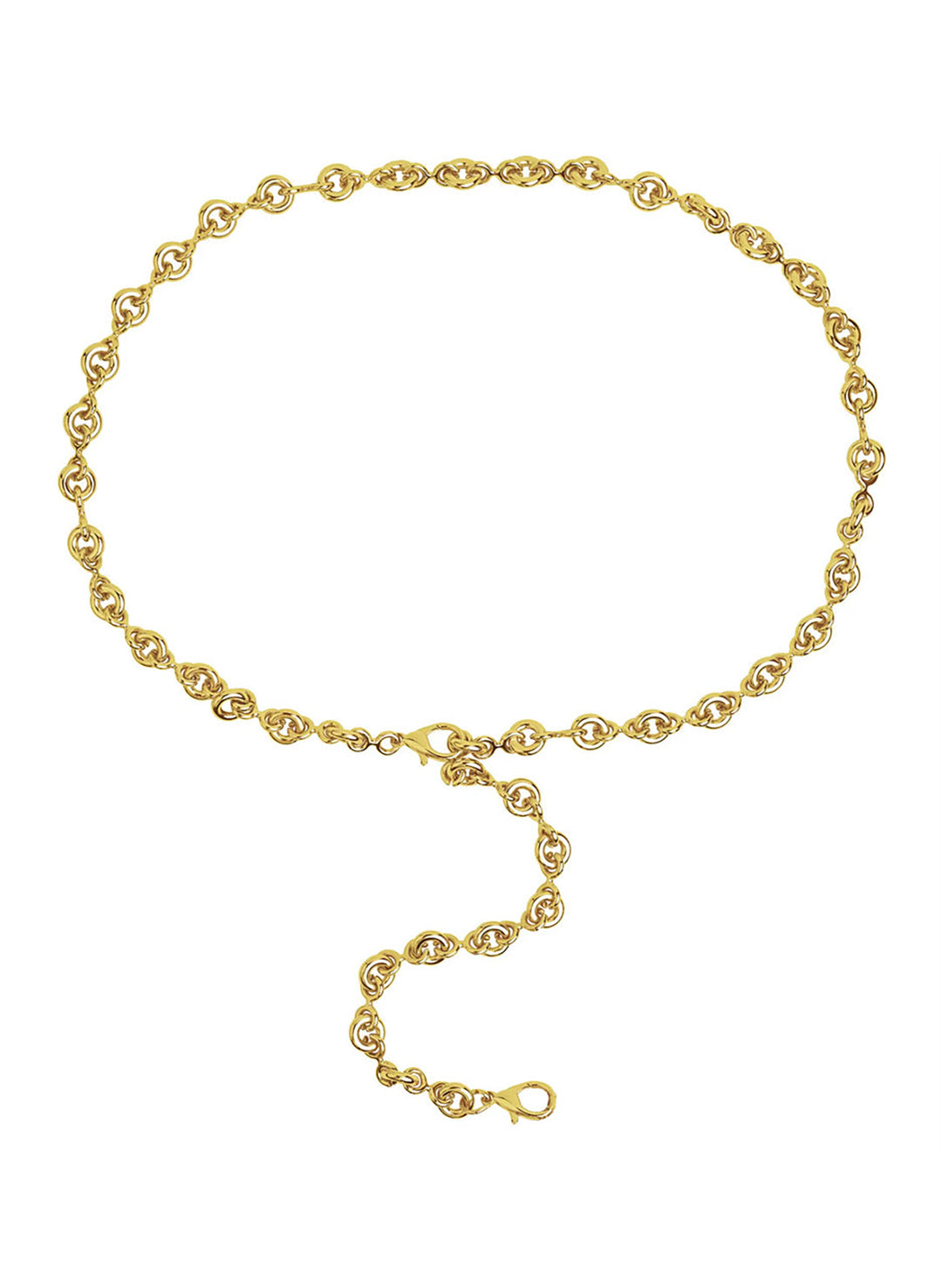 Odessa Double Clasp Chain Belt - Gold & Silver | Sahira Jewelry
