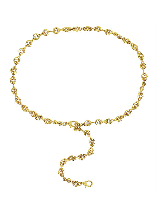 Odessa Double Clasp Chain Belt - Gold & Silver | Sahira Jewelry