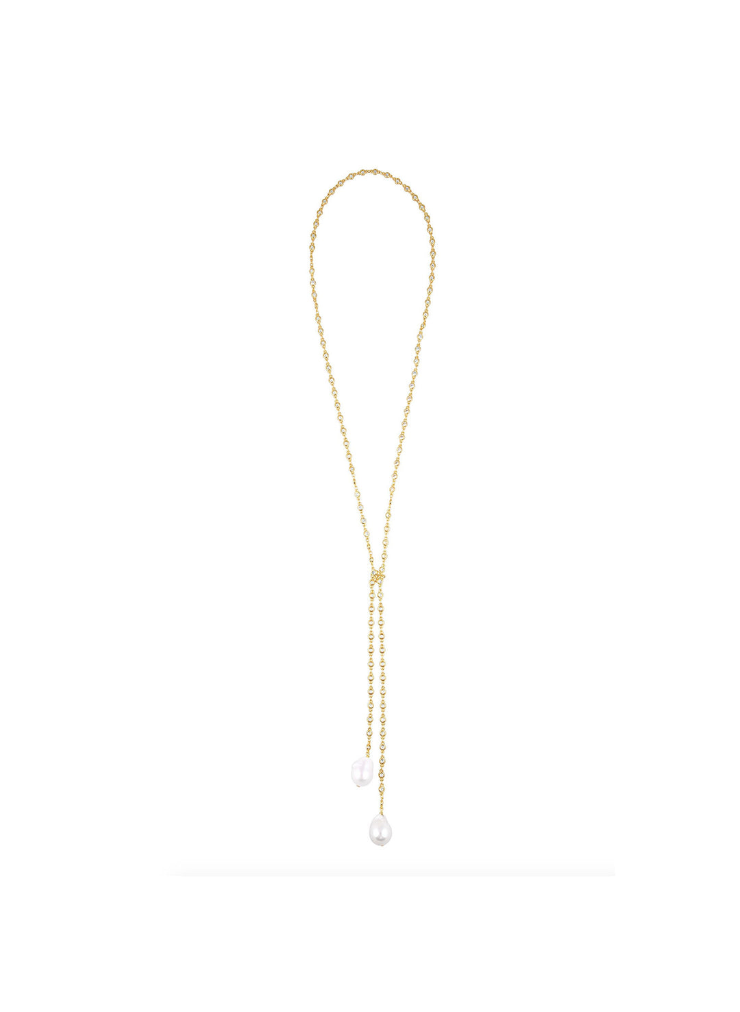 Pearl Bolo Necklace | Sahira Jewelry
