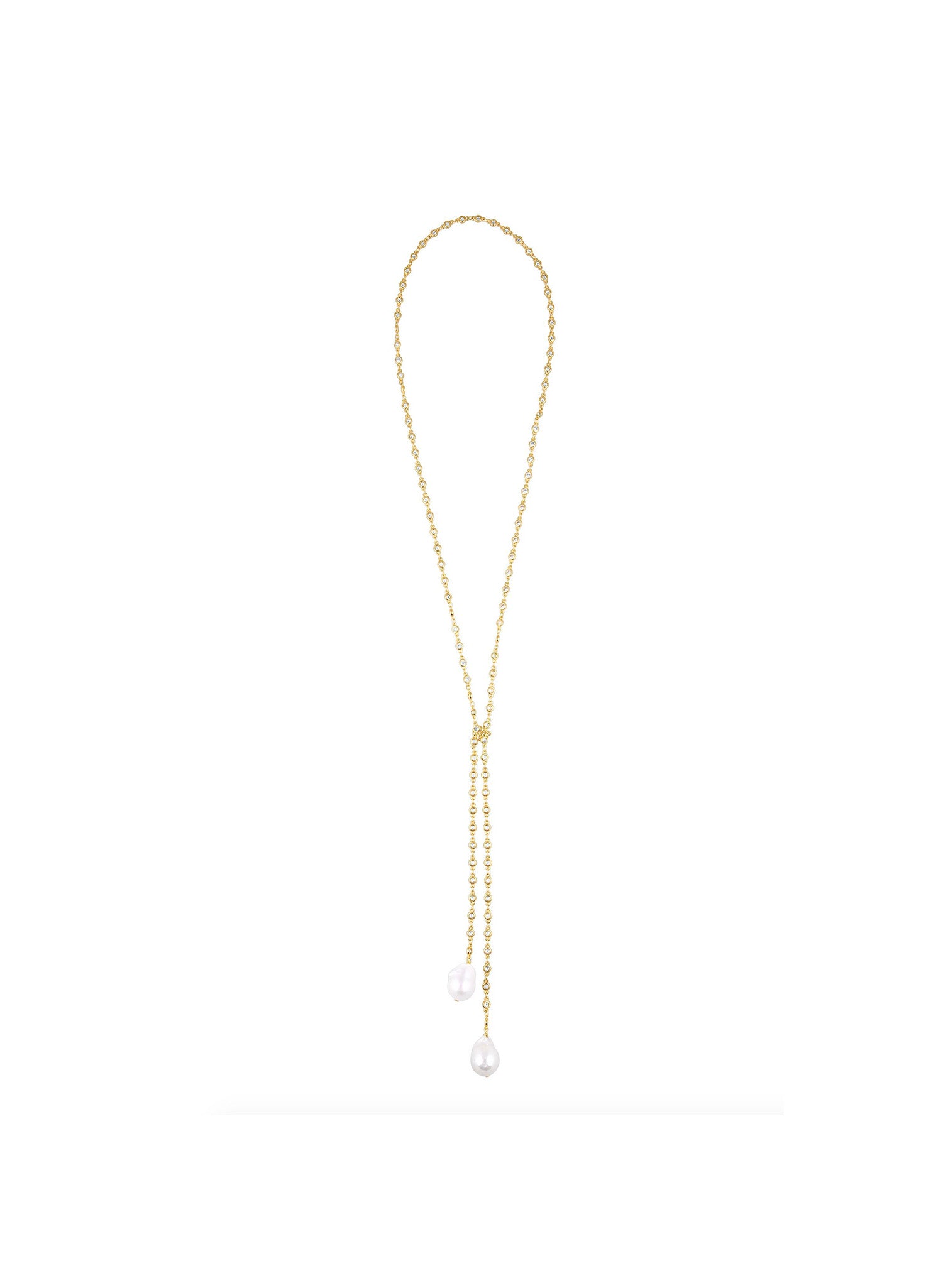 Pearl Bolo Necklace | Sahira Jewelry
