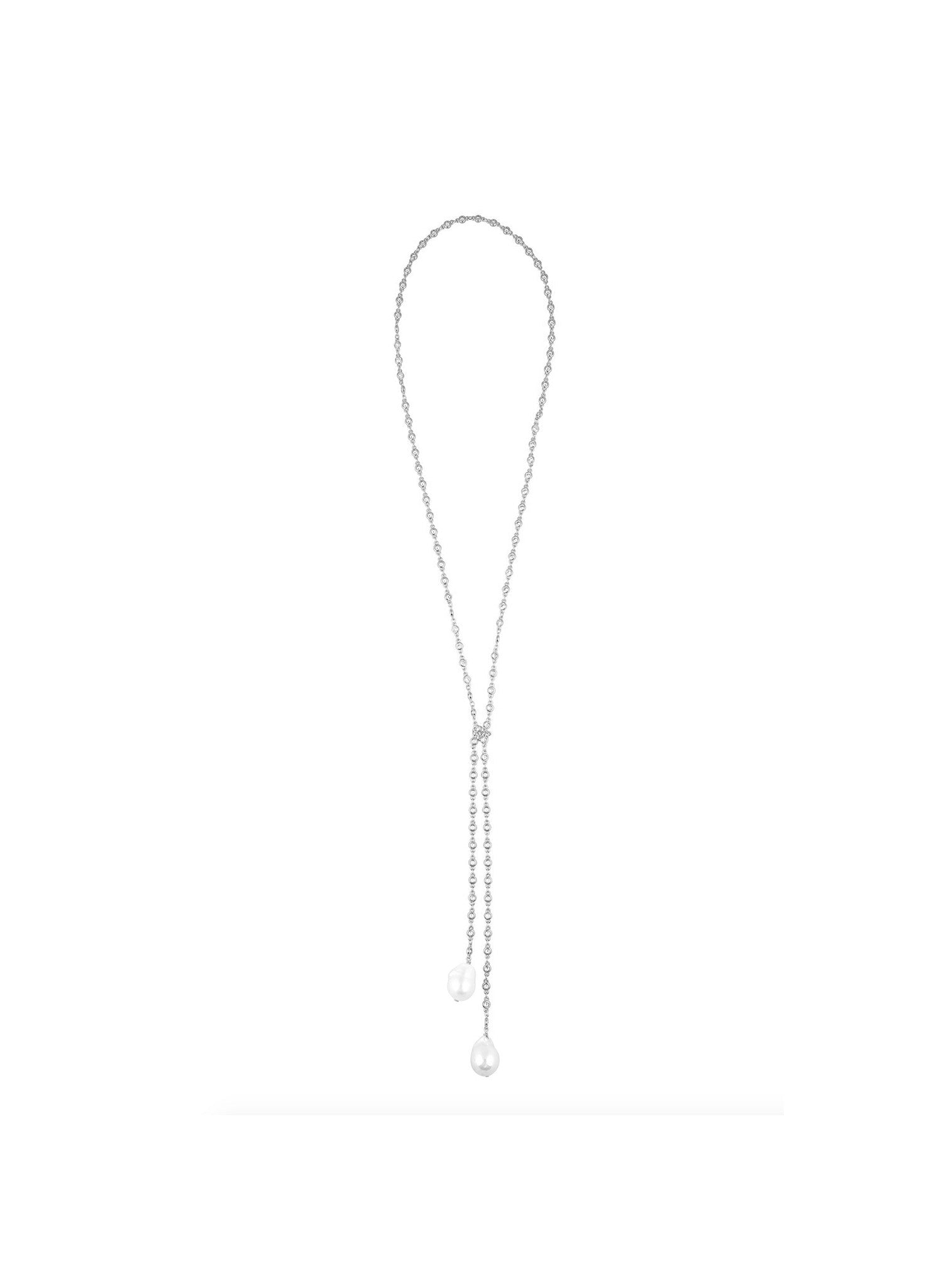 Pearl Bolo Necklace | Sahira Jewelry