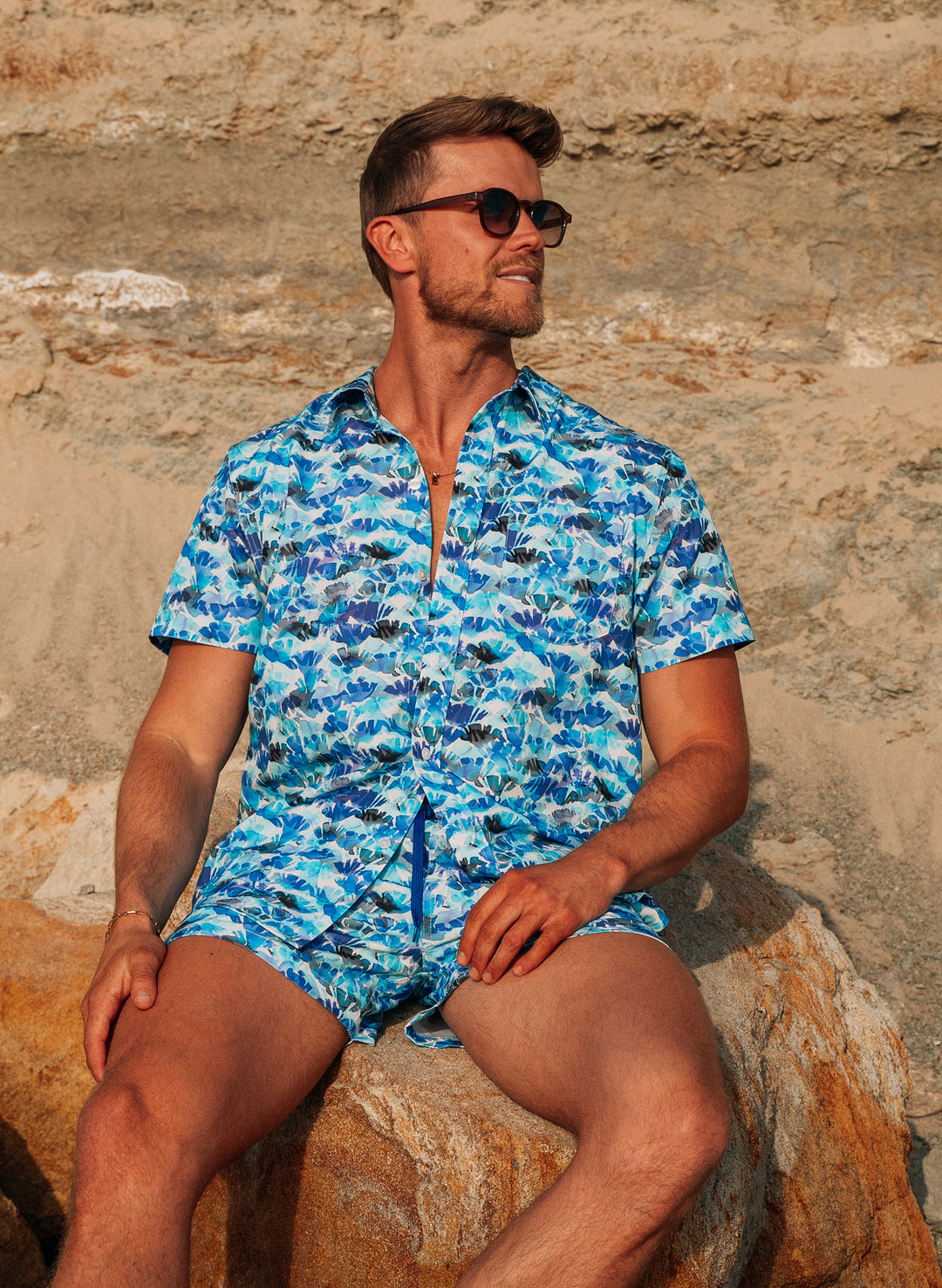 Men's Button-Down Shirt | Saltwater Petals