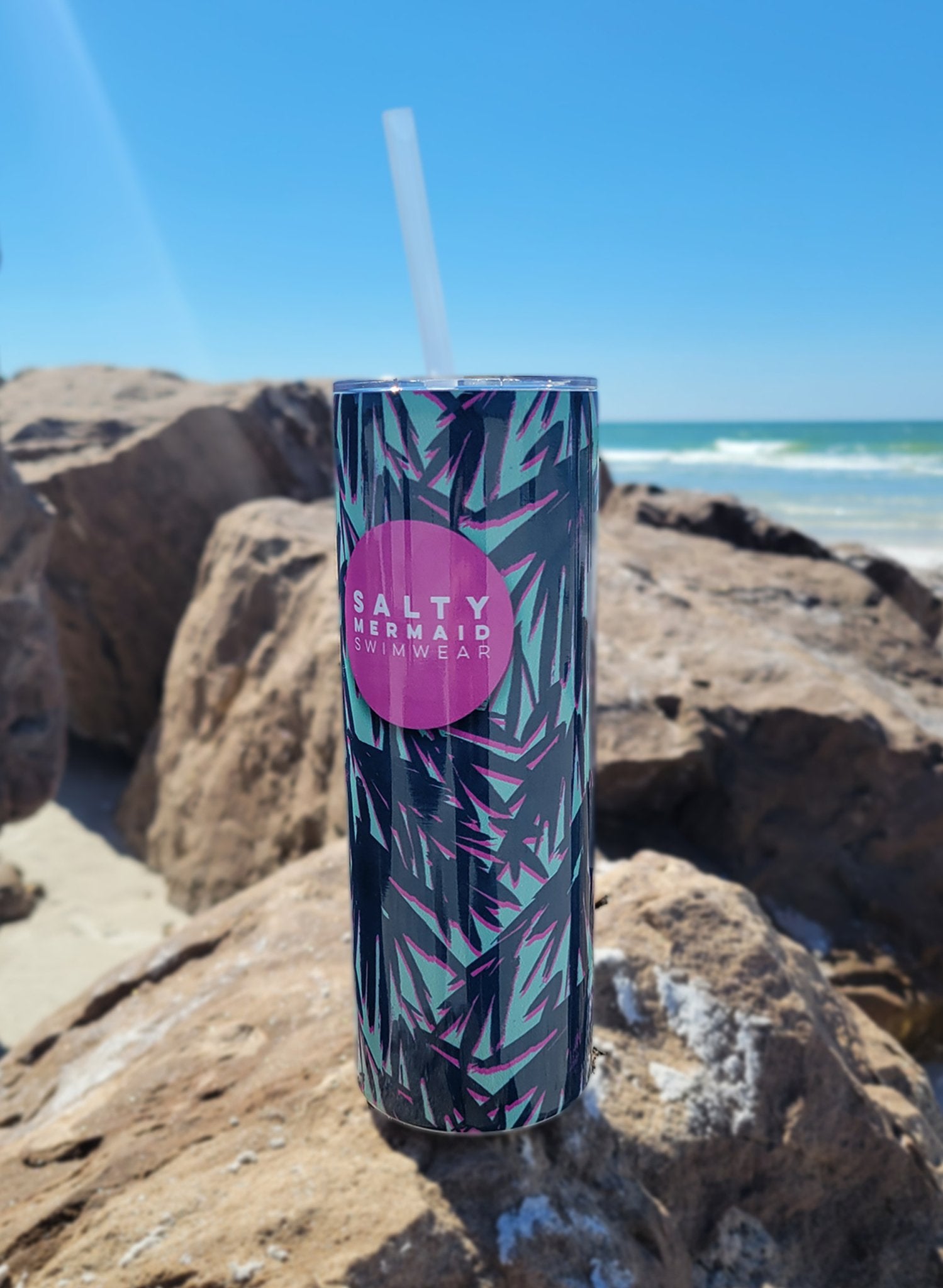 Shady Beach 20 oz Skinny Tumbler