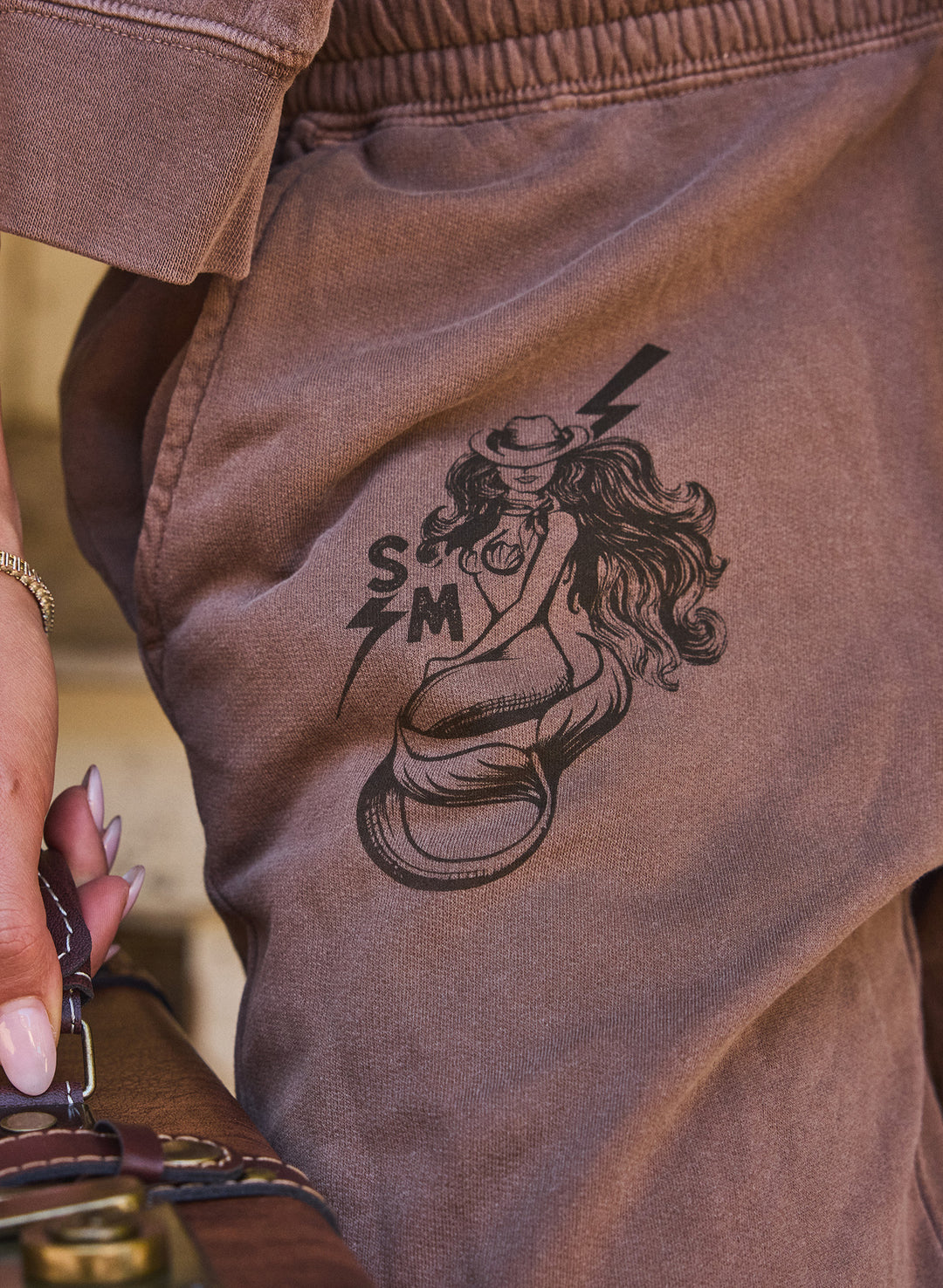 western mermaid- womens casual jogger by salty mermaid swimwear.